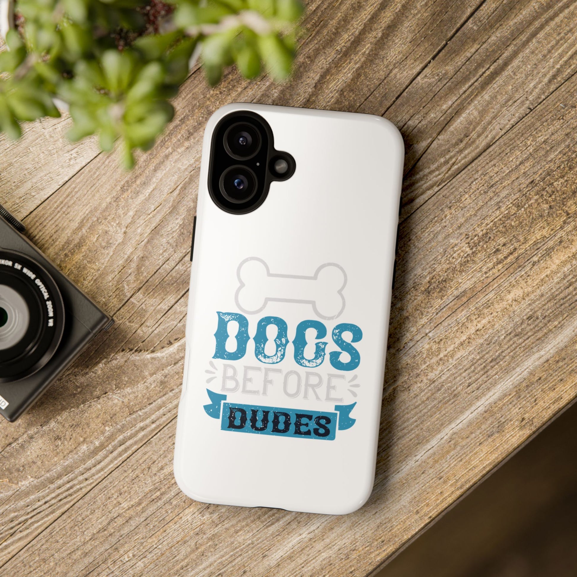 Dog Lover Phone Case, Dogs Before Dudes, Puppy Gift, Pet Parent Accessory, Cute Dog iPhone Cover, Durable Tough Case