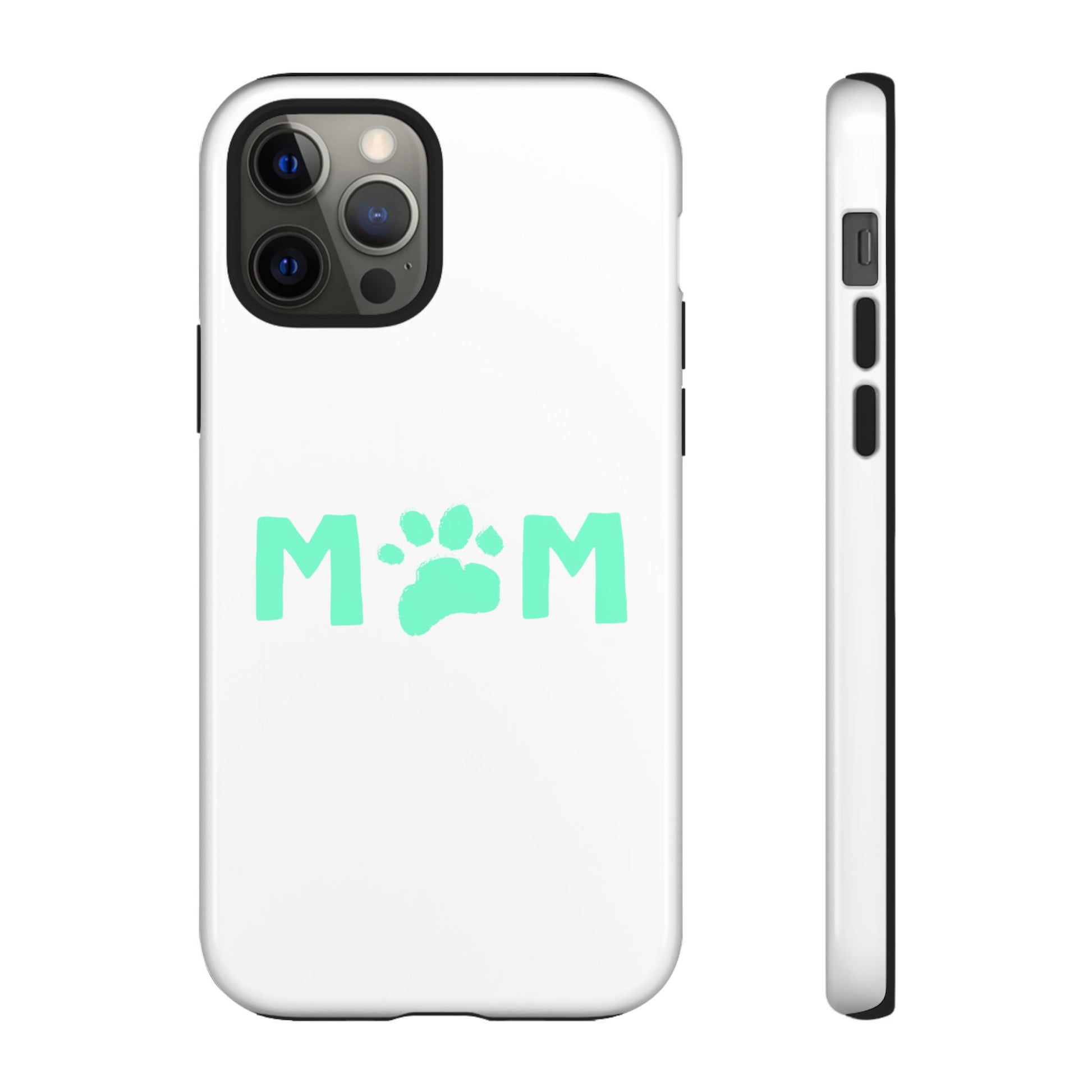 Personalized Tough Phone Cases for Moms, Pet Lover Gifts, Cute Phone Accessories, Customizable Pet Paw Designs, Mother's Day Gift