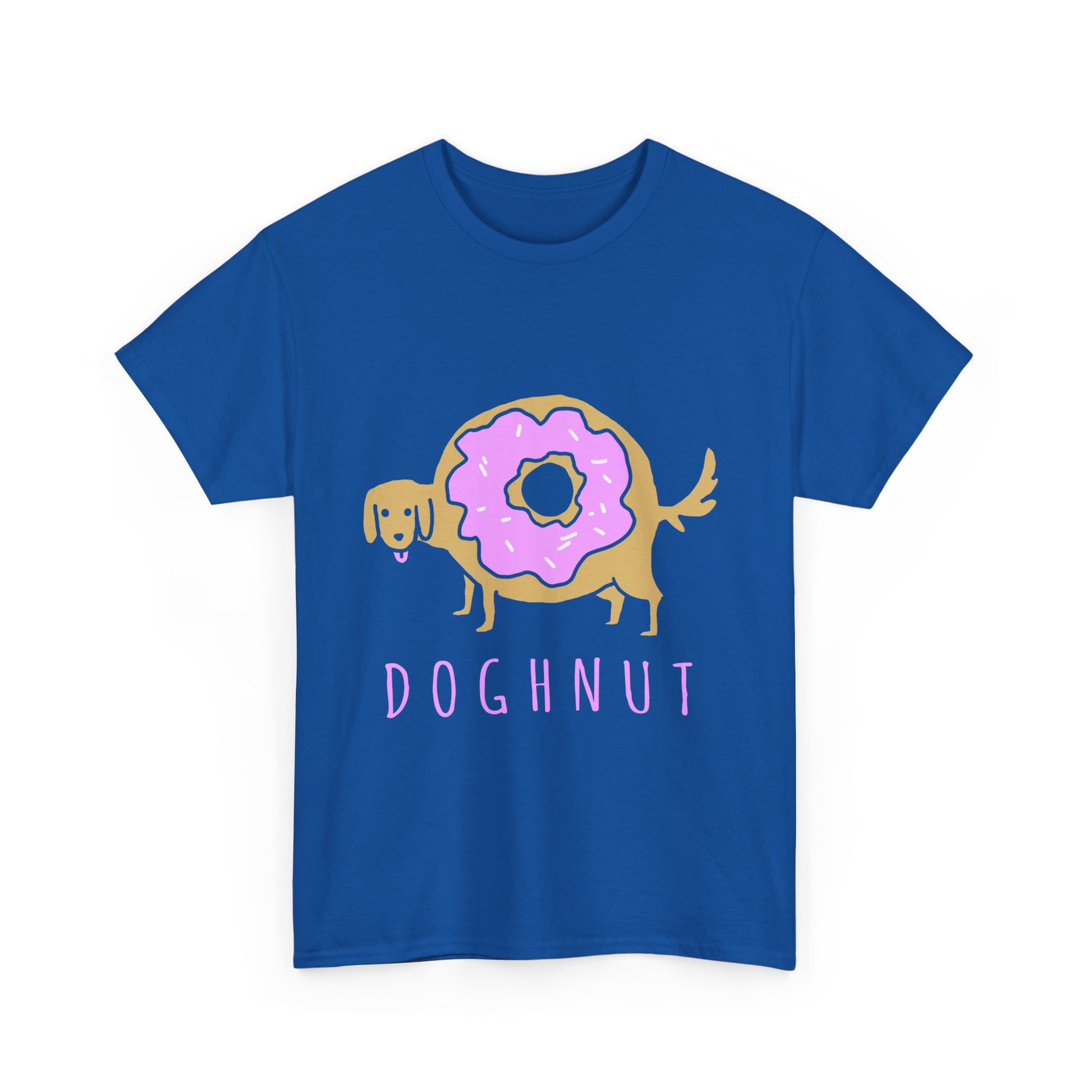 Doghnut Graphic Tee, Funny Pet Lover Shirt, Cute Dog Tee, Gift for Dog Owners, Casual Wear, Perfect for Birthdays