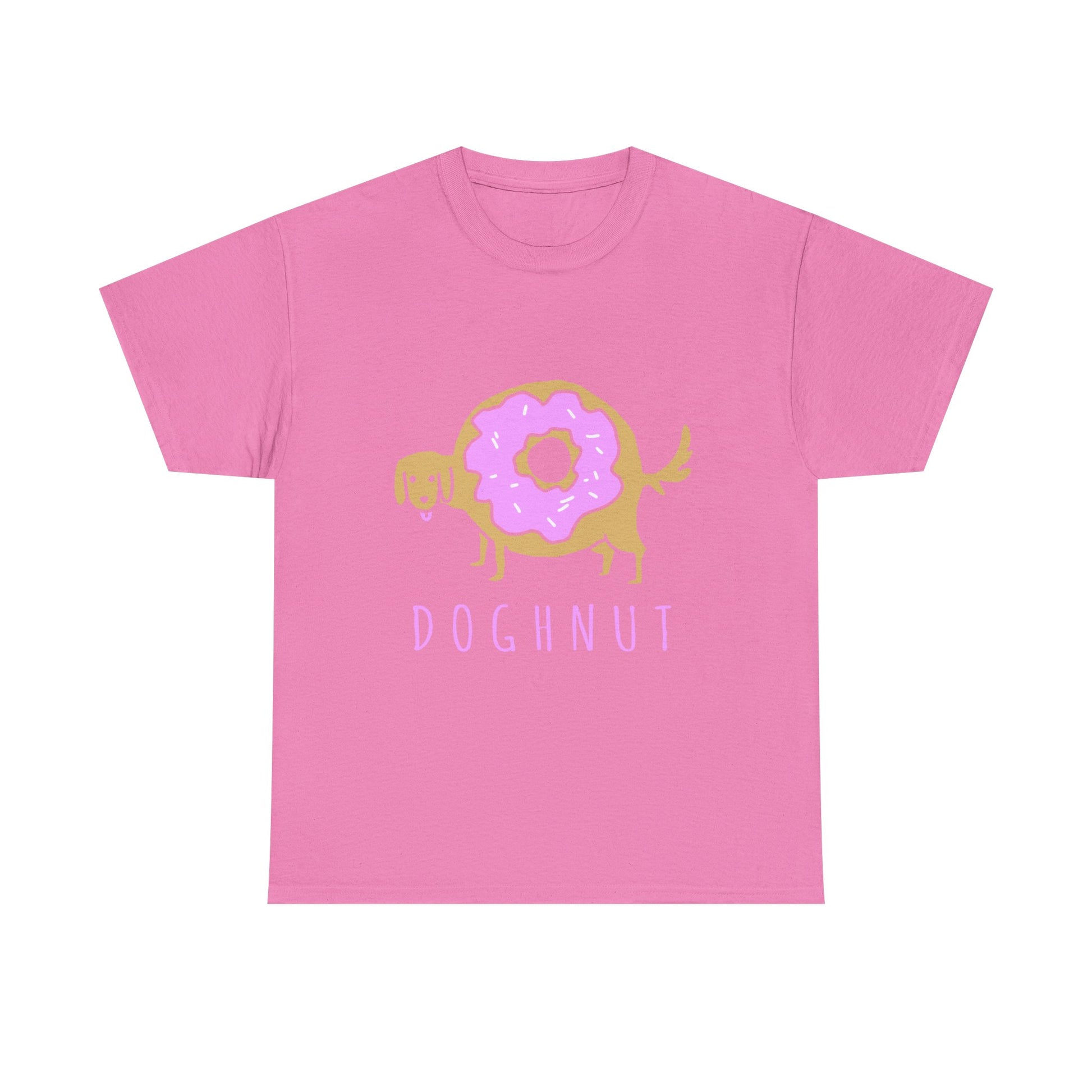 Doghnut Graphic Tee, Funny Pet Lover Shirt, Cute Dog Tee, Gift for Dog Owners, Casual Wear, Perfect for Birthdays