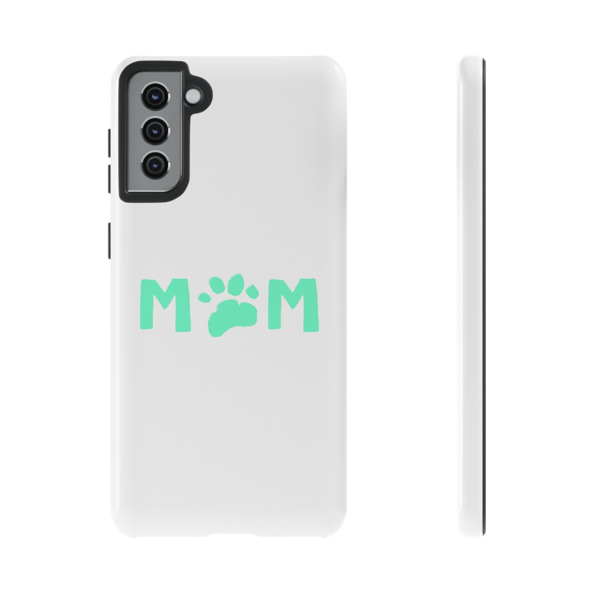Personalized Tough Phone Cases for Moms, Pet Lover Gifts, Cute Phone Accessories, Customizable Pet Paw Designs, Mother's Day Gift