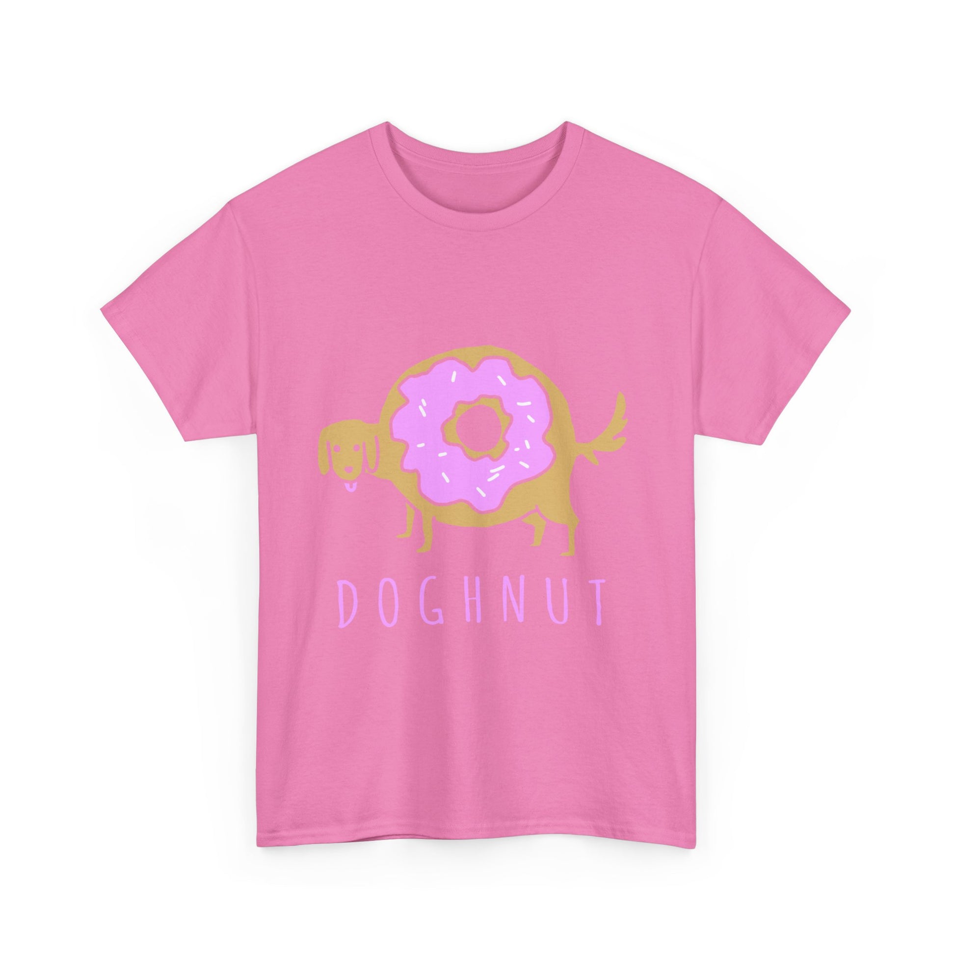 Doghnut Graphic Tee, Funny Pet Lover Shirt, Cute Dog Tee, Gift for Dog Owners, Casual Wear, Perfect for Birthdays