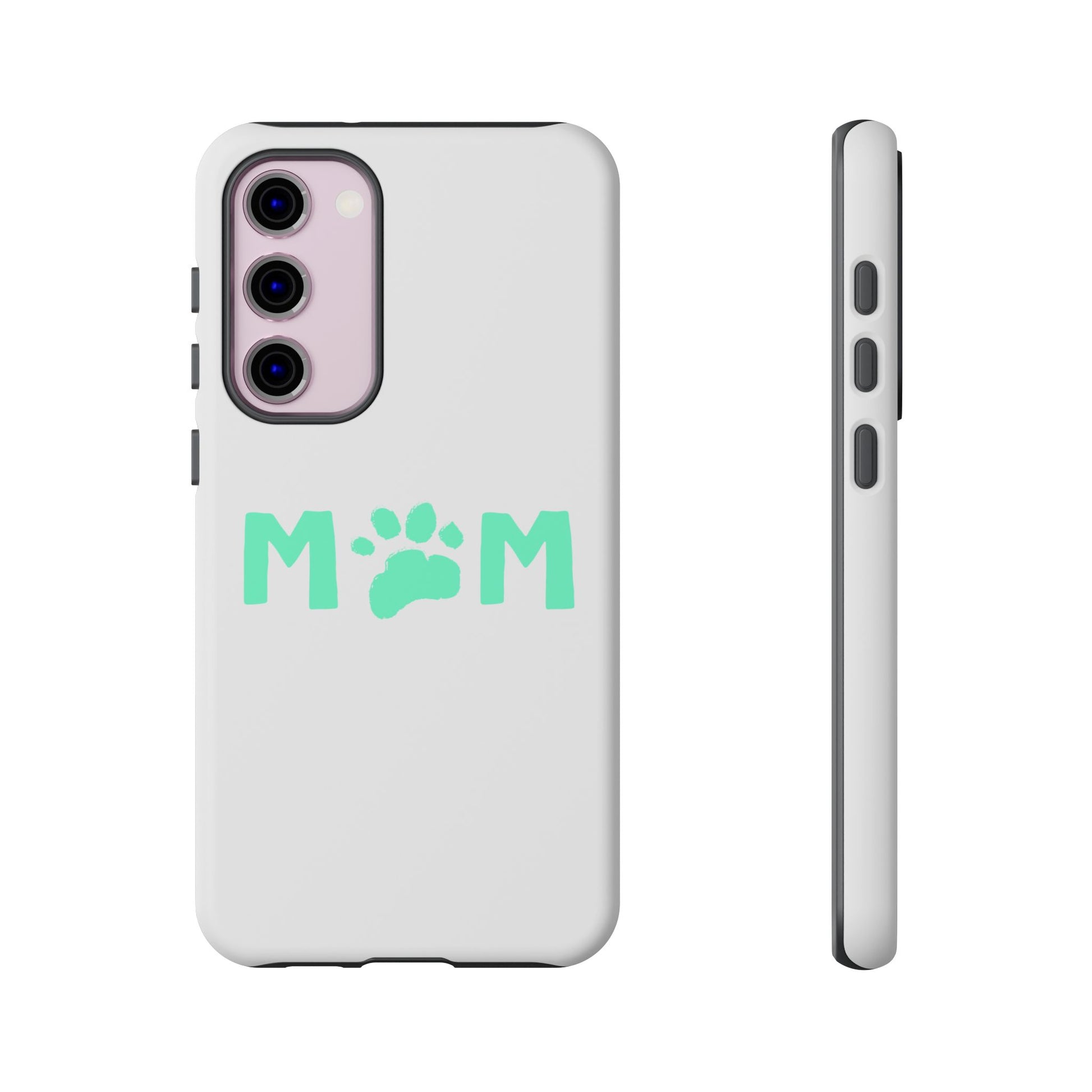 Personalized Tough Phone Cases for Moms, Pet Lover Gifts, Cute Phone Accessories, Customizable Pet Paw Designs, Mother's Day Gift