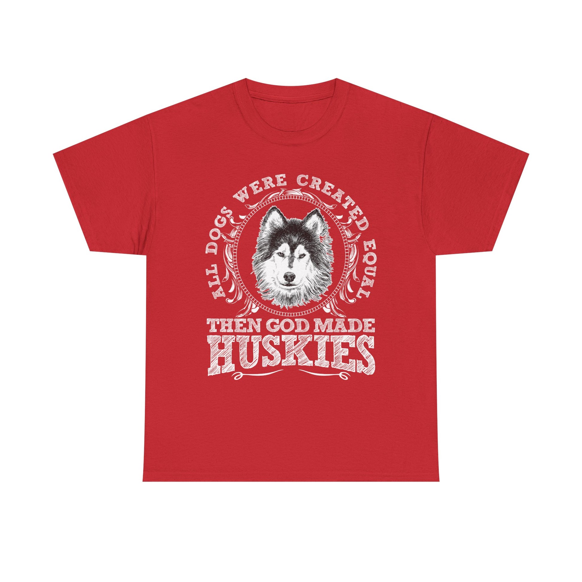 Siberian Husky Graphic Tee, Unisex Cotton T-Shirt, Dog Lover Gift, Animal Shirt, Casual Wear, Pet Owner Apparel