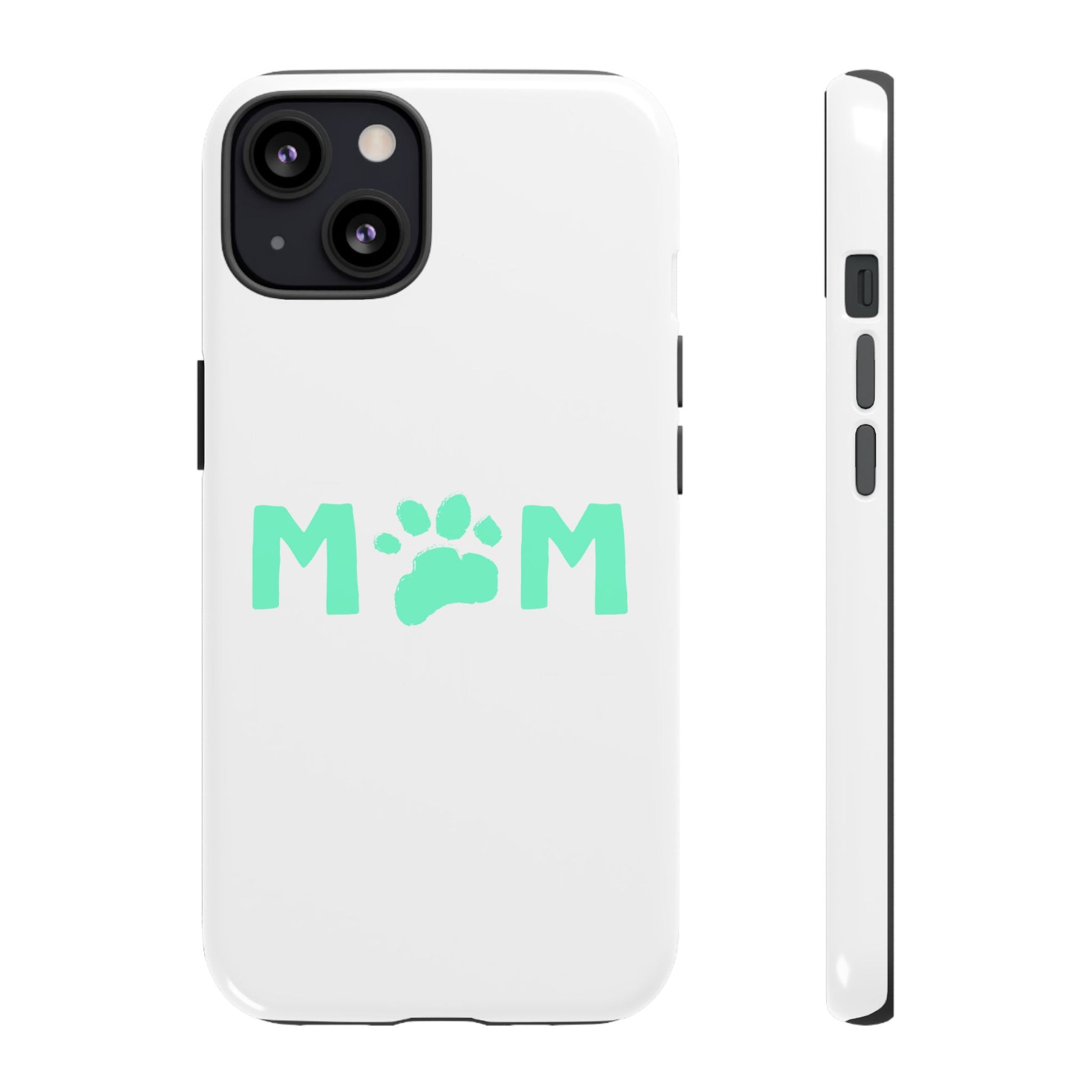 Personalized Tough Phone Cases for Moms, Pet Lover Gifts, Cute Phone Accessories, Customizable Pet Paw Designs, Mother's Day Gift