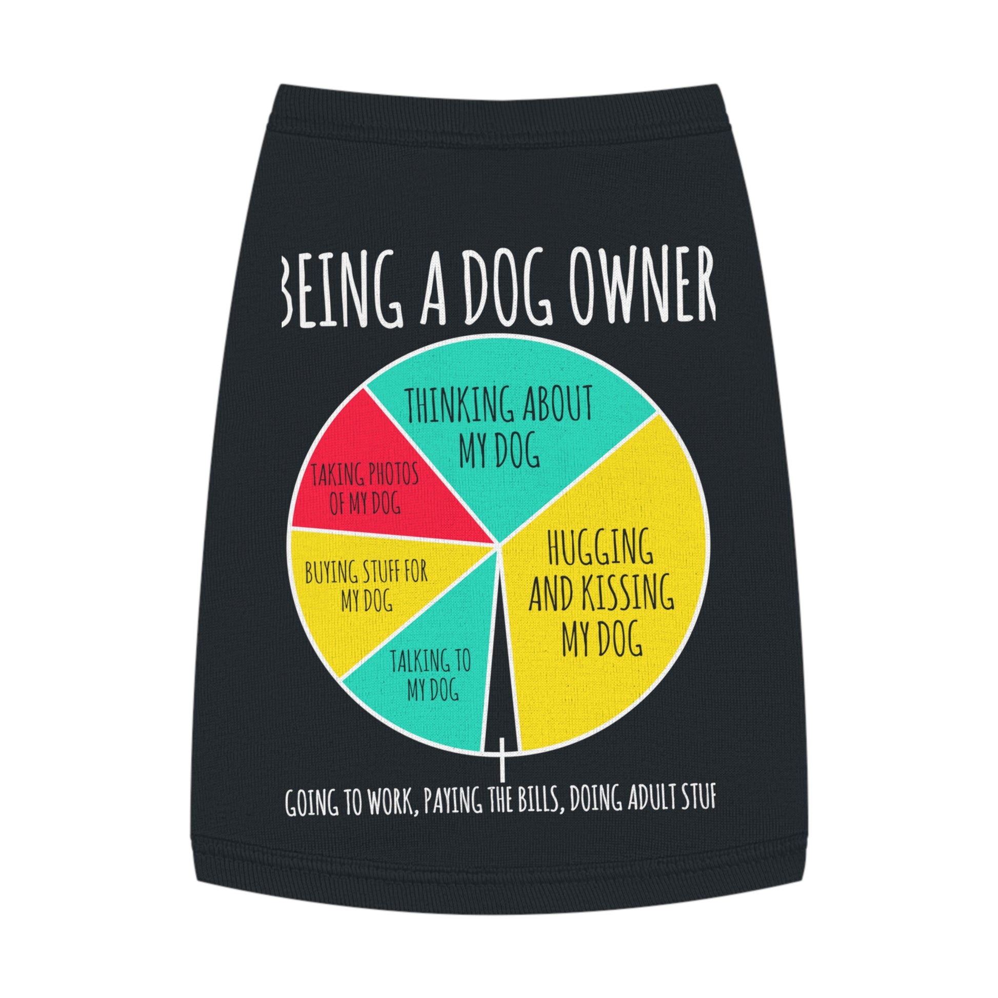 Humorous Dog Owner Pet Tank Top, Funny Pet Apparel for Dog Lovers, Cute Dog Gifts, Pet Clothing for All Occasions