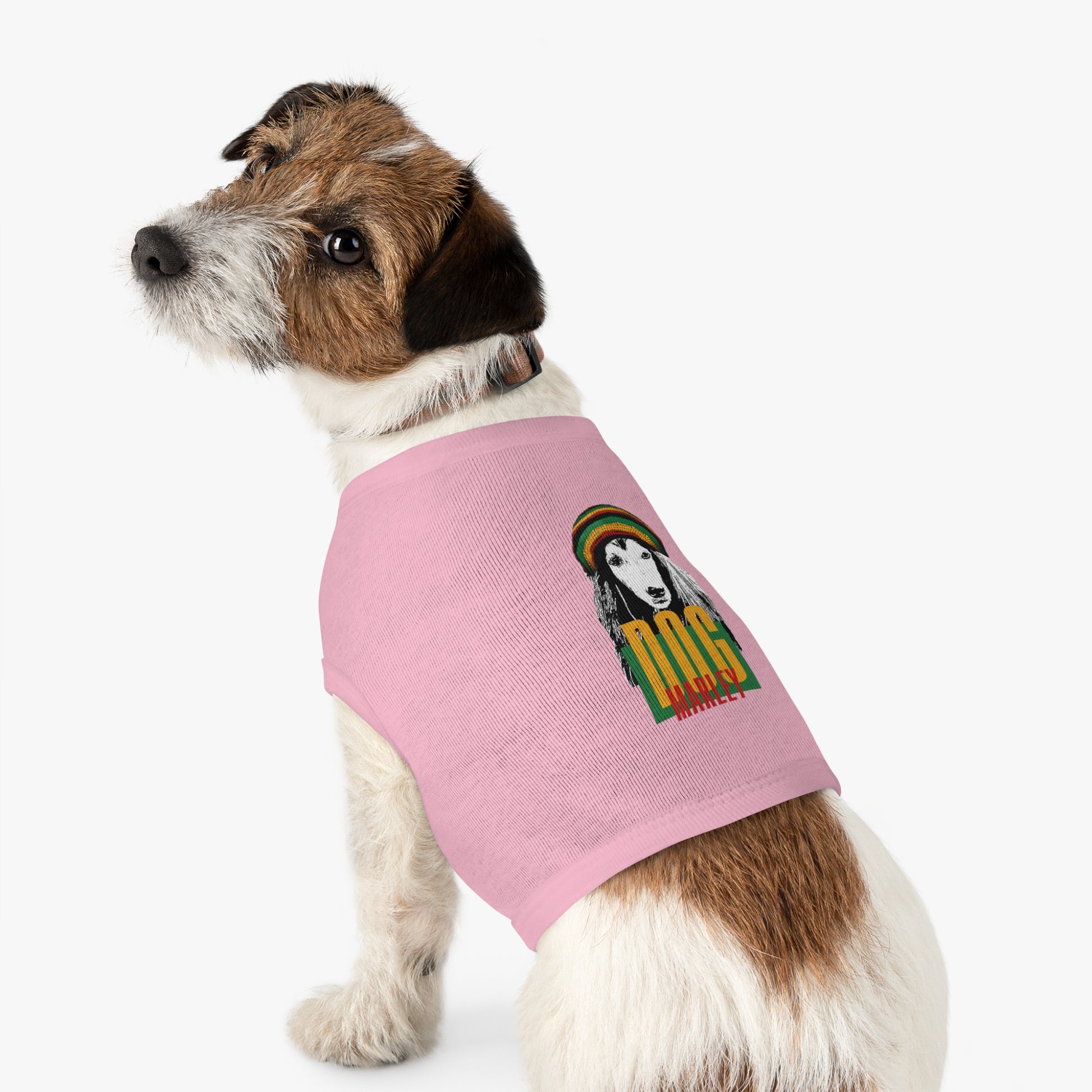 Rasta Dog Tank Top - Stylish Pet Apparel for Dog Lovers, Summer Wear, Uniquely Fun Gift, Festival Ready, Marley Inspired