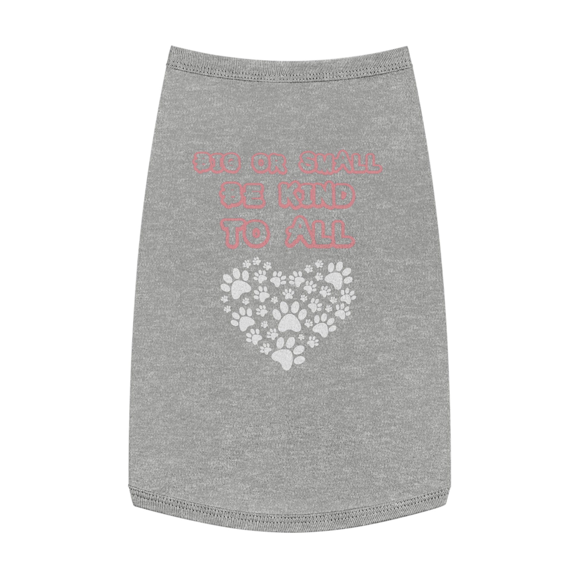 Cute Pet Tank Top, Dog Lover Gift, Be Kind to All, Summer Pet Apparel, Sassy Canine Outfit