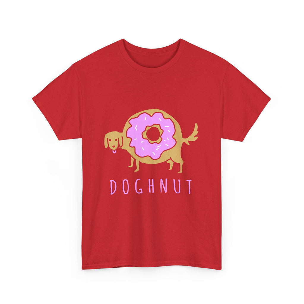 Doghnut Graphic Tee, Funny Pet Lover Shirt, Cute Dog Tee, Gift for Dog Owners, Casual Wear, Perfect for Birthdays