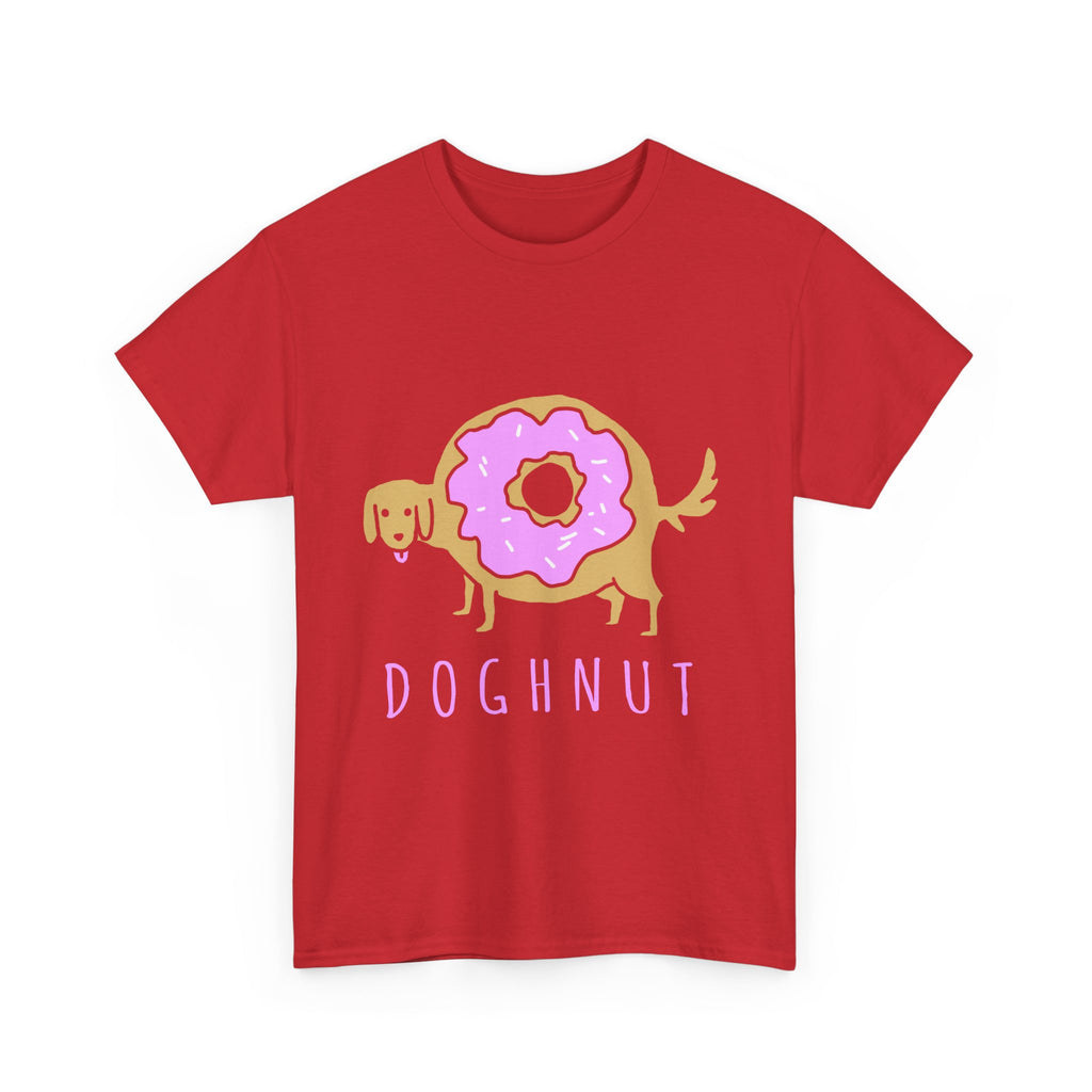 Doghnut Graphic Tee, Funny Pet Lover Shirt, Cute Dog Tee, Gift for Dog Owners, Casual Wear, Perfect for Birthdays