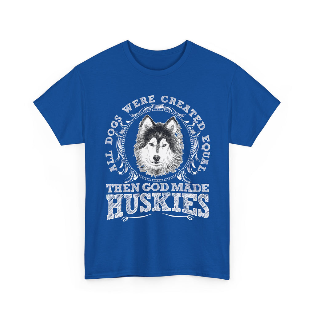 Siberian Husky Graphic Tee, Unisex Cotton T-Shirt, Dog Lover Gift, Animal Shirt, Casual Wear, Pet Owner Apparel