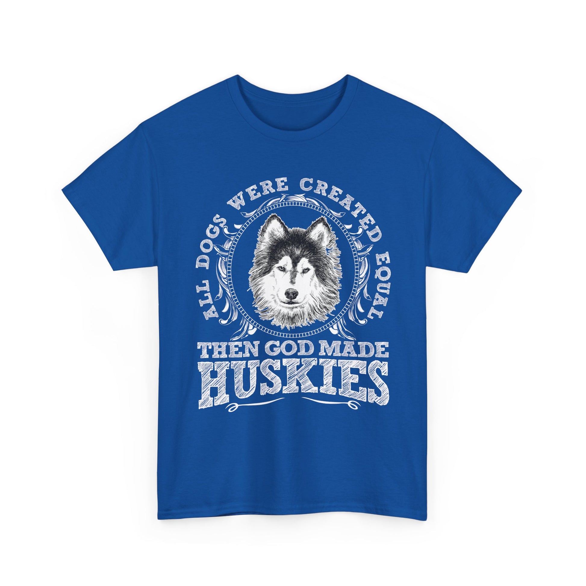 Siberian Husky Graphic Tee, Unisex Cotton T-Shirt, Dog Lover Gift, Animal Shirt, Casual Wear, Pet Owner Apparel