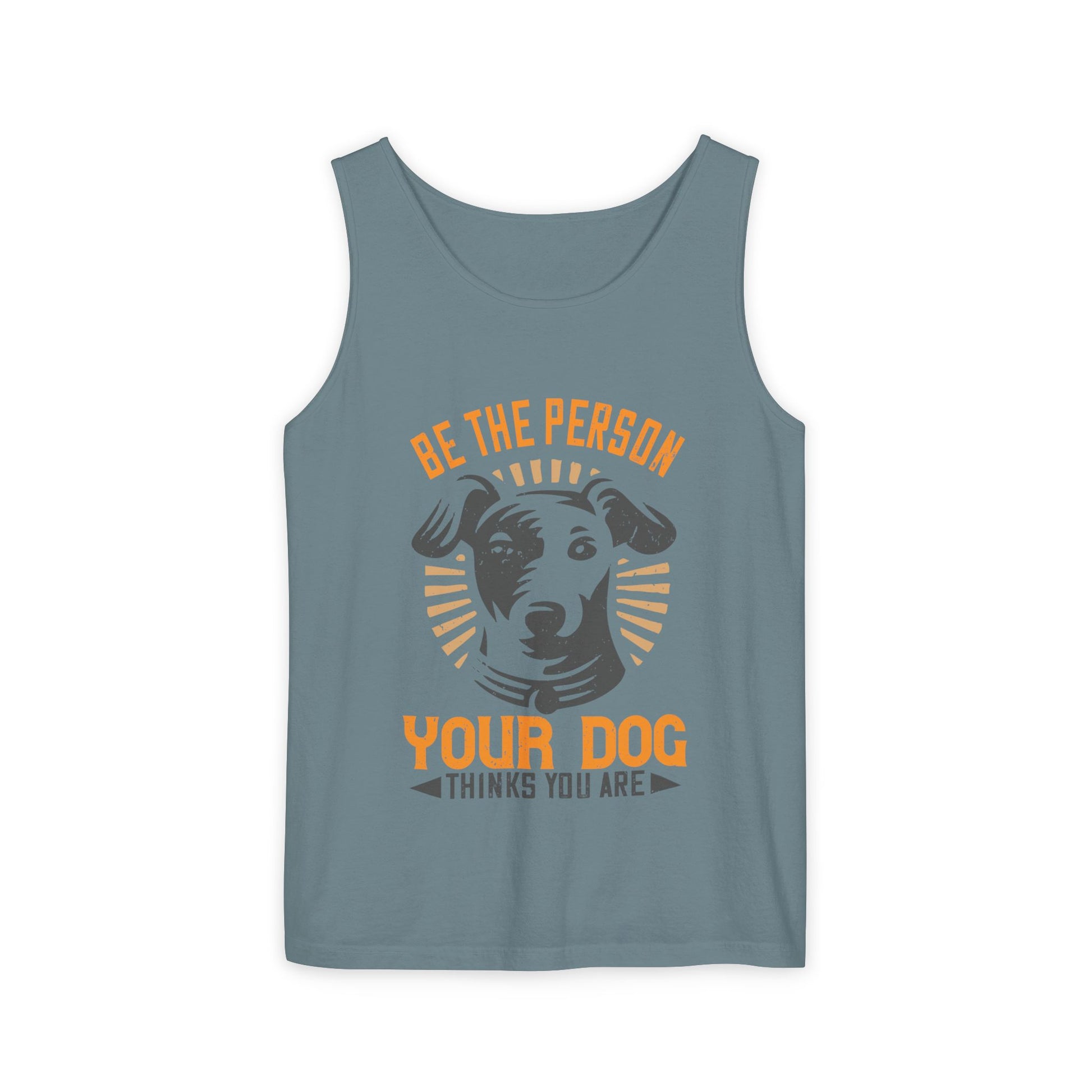 Dog Lover's Unisex Tank Top - "Be The Person Your Dog Thinks You Are" - Perfect for Pet Owners, Gift for Dog Lovers, Summer Apparel, [...]