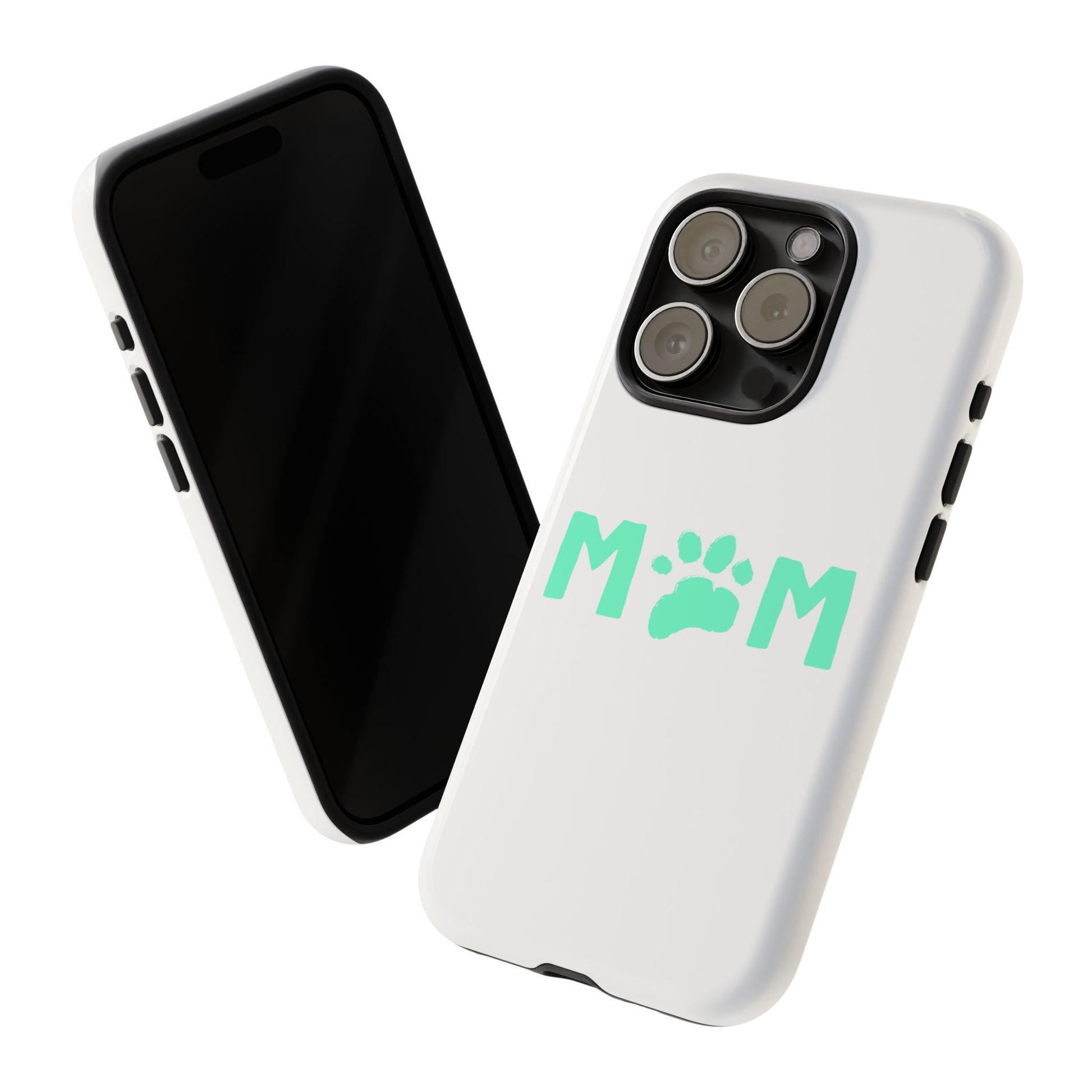Personalized Tough Phone Cases for Moms, Pet Lover Gifts, Cute Phone Accessories, Customizable Pet Paw Designs, Mother's Day Gift