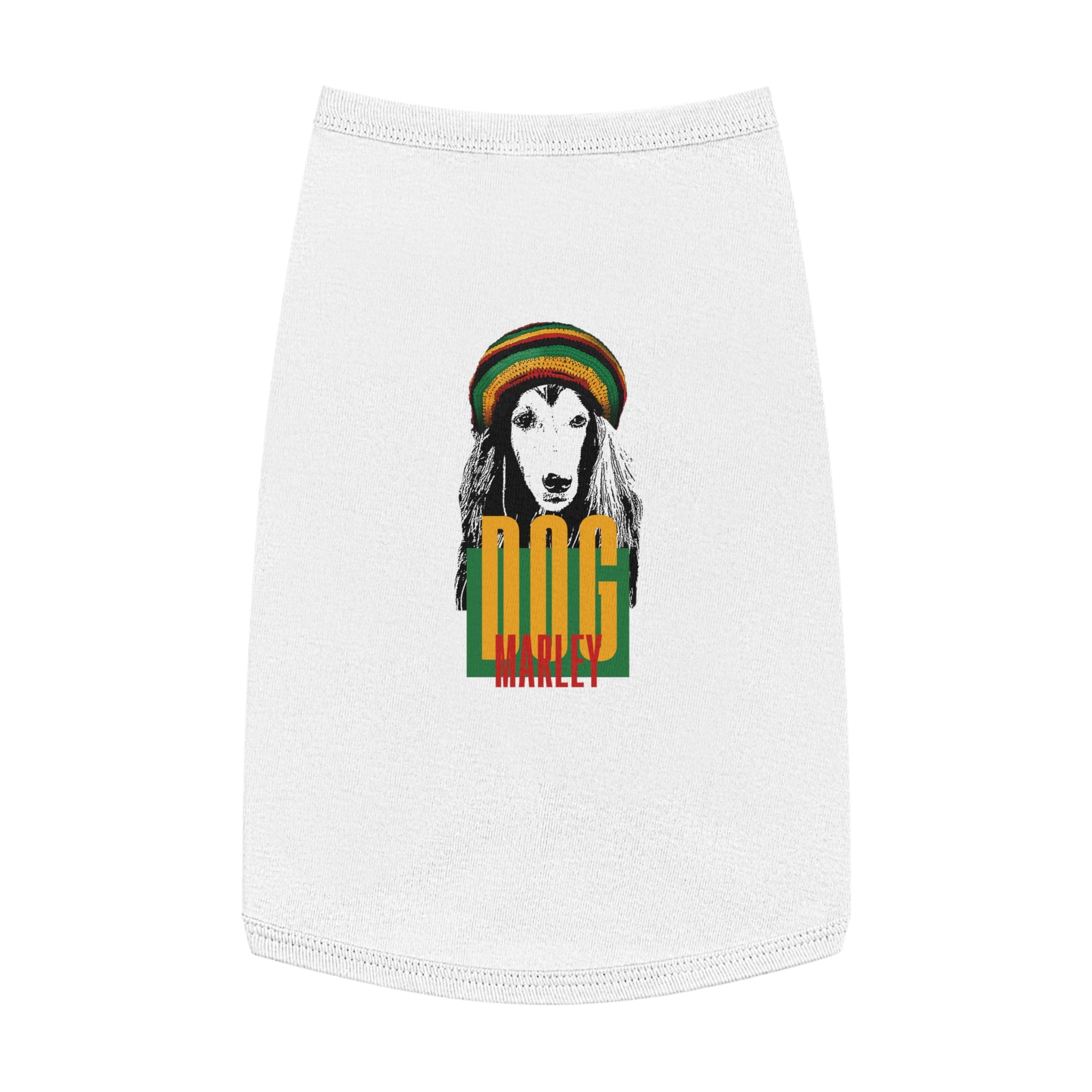 Rasta Dog Tank Top - Stylish Pet Apparel for Dog Lovers, Summer Wear, Uniquely Fun Gift, Festival Ready, Marley Inspired