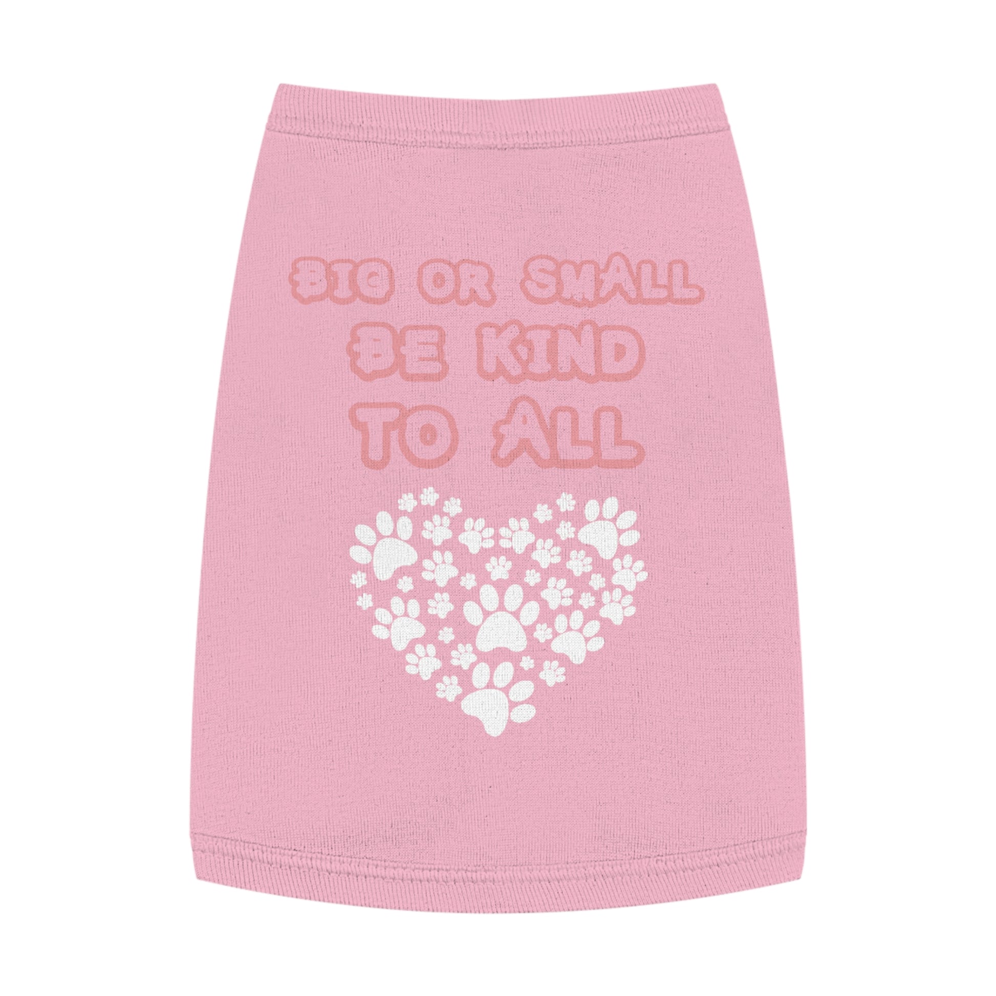 Cute Pet Tank Top, Dog Lover Gift, Be Kind to All, Summer Pet Apparel, Sassy Canine Outfit