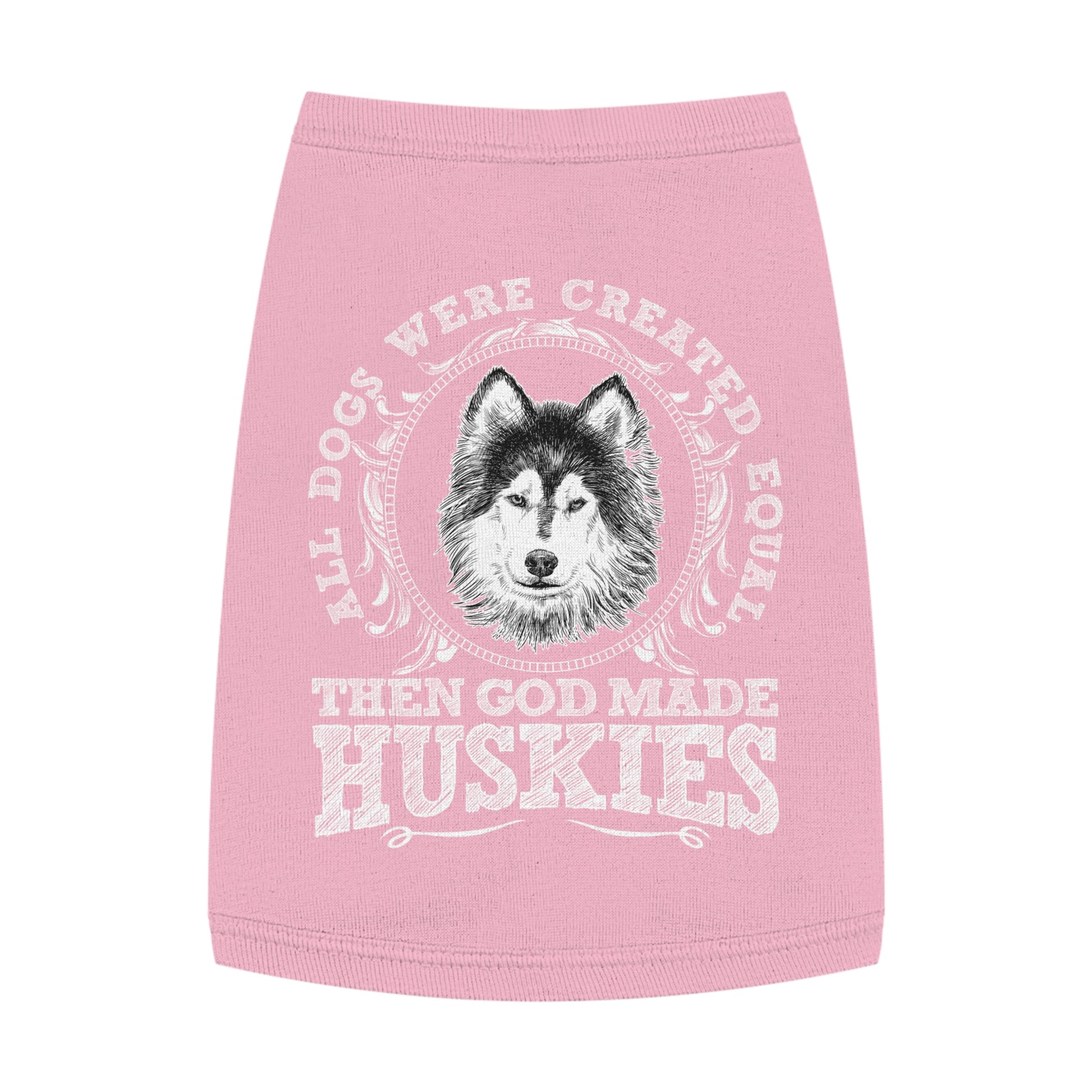 Husky Love Pet Tank Top, Funny Dog Apparel, Pet Clothing, Gifts for Dog Lovers, Pet Accessories, Summer Dog Shirt