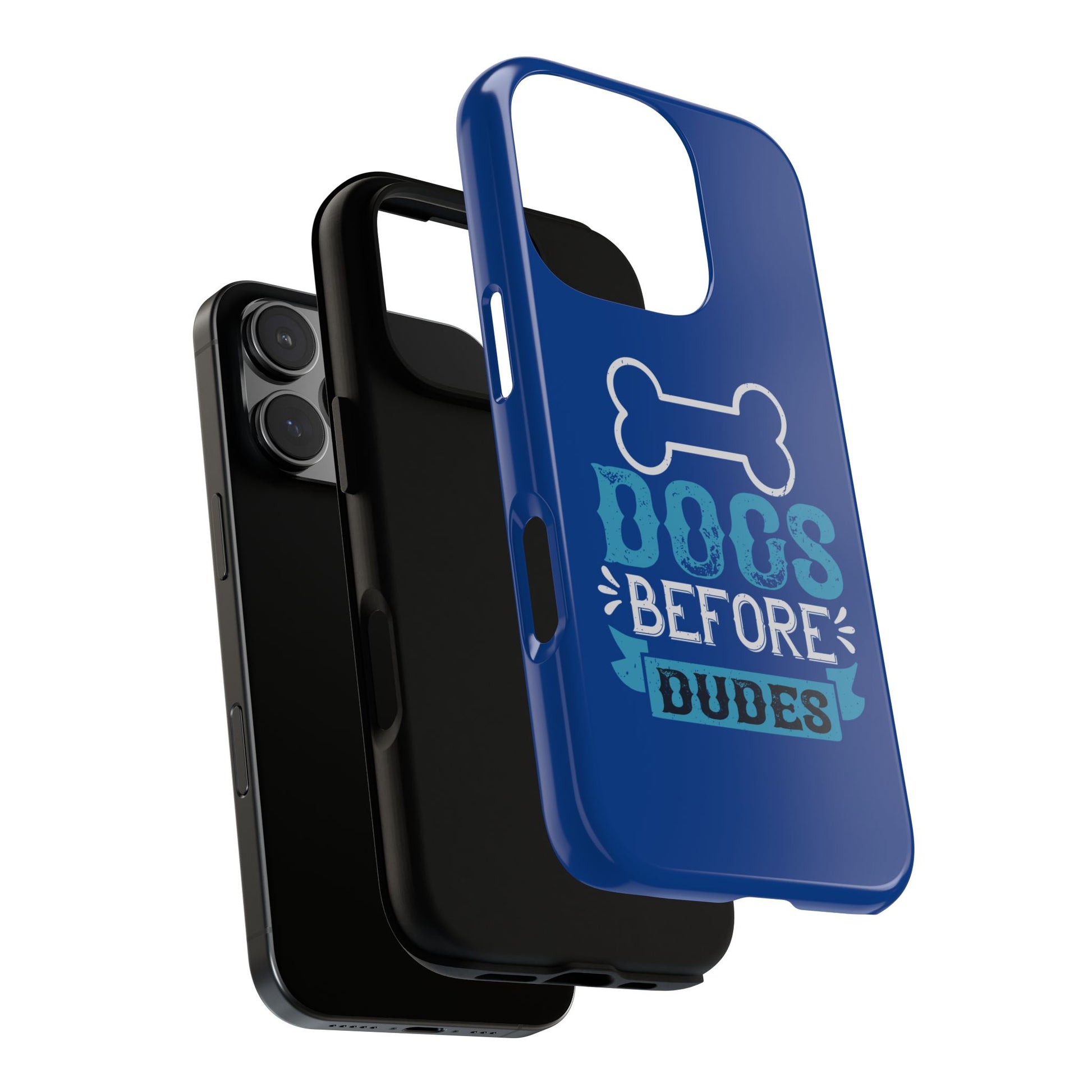 Dog Lover Phone Case, Dogs Before Dudes, Puppy Gift, Pet Parent Accessory, Cute Dog iPhone Cover, Durable Tough Case