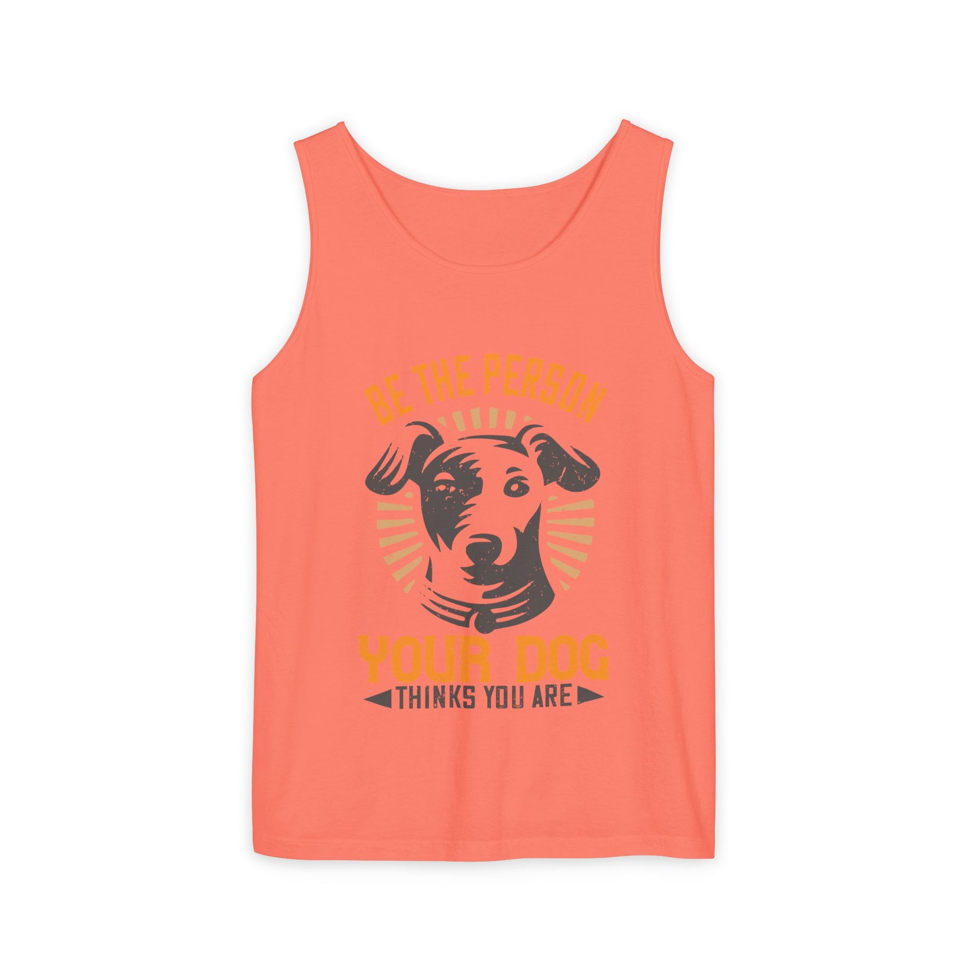 Dog Lover's Unisex Tank Top - "Be The Person Your Dog Thinks You Are" - Perfect for Pet Owners, Gift for Dog Lovers, Summer Apparel, [...]