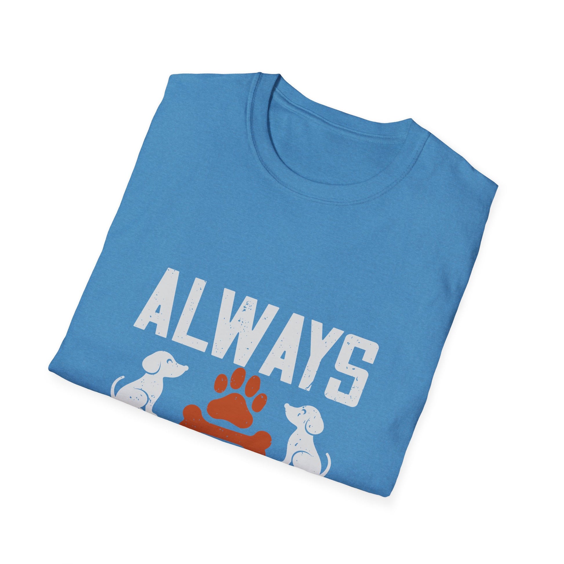 Always Think Pawsitive T-Shirt, Pet Lover Gift, Dog Owner Tee, Positive Vibes Shirt, Animal Rescue Fundraiser