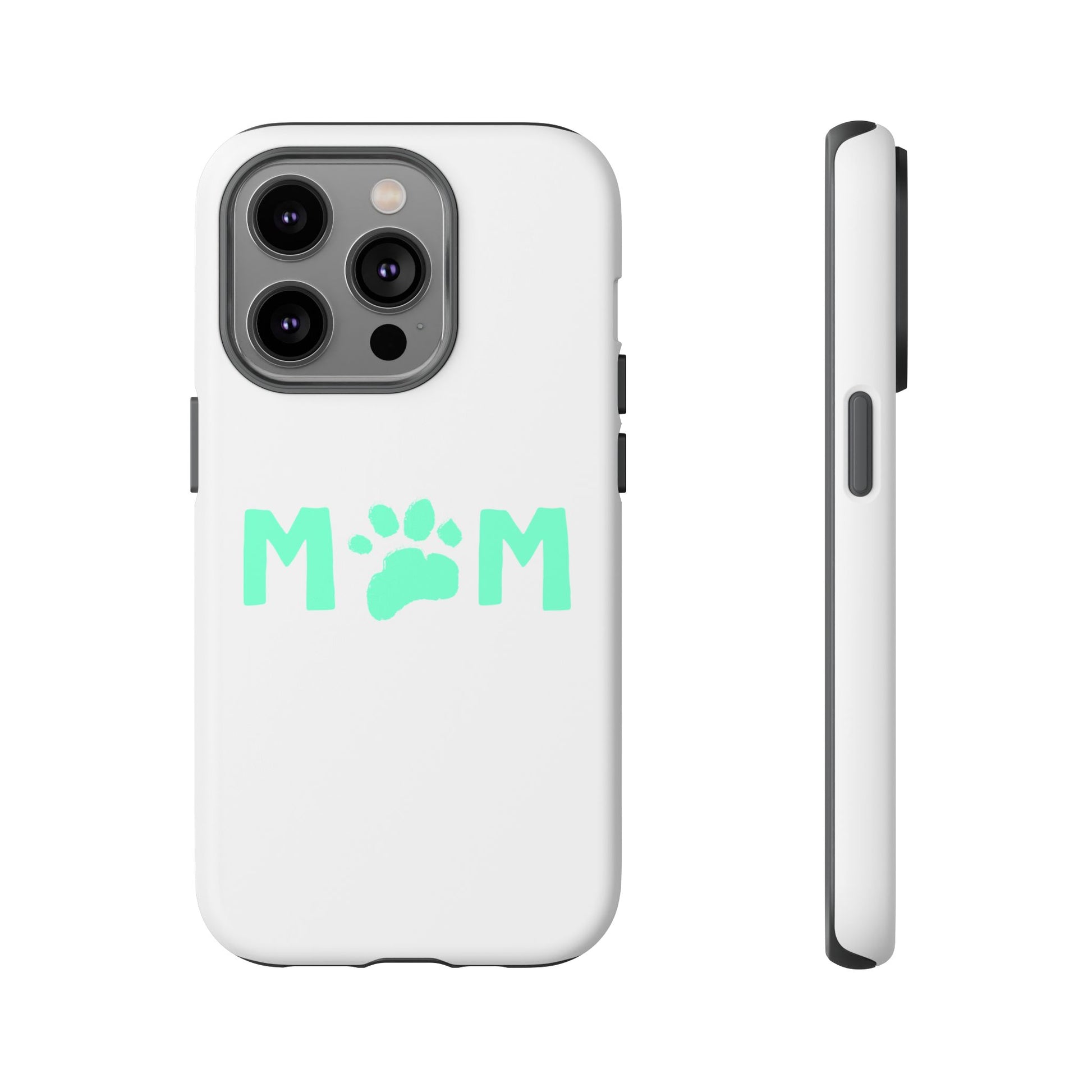 Personalized Tough Phone Cases for Moms, Pet Lover Gifts, Cute Phone Accessories, Customizable Pet Paw Designs, Mother's Day Gift