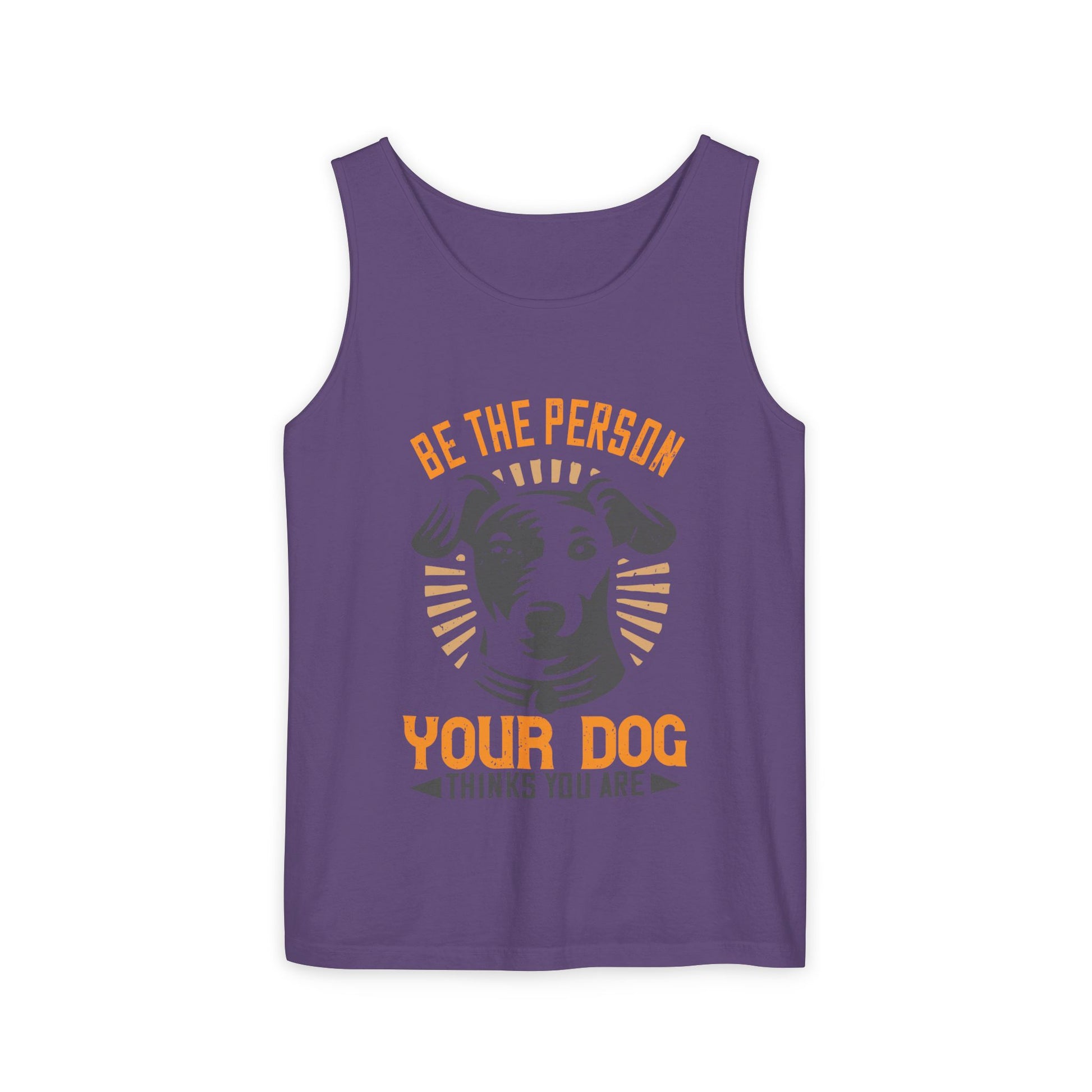 Dog Lover's Unisex Tank Top - "Be The Person Your Dog Thinks You Are" - Perfect for Pet Owners, Gift for Dog Lovers, Summer Apparel, [...]