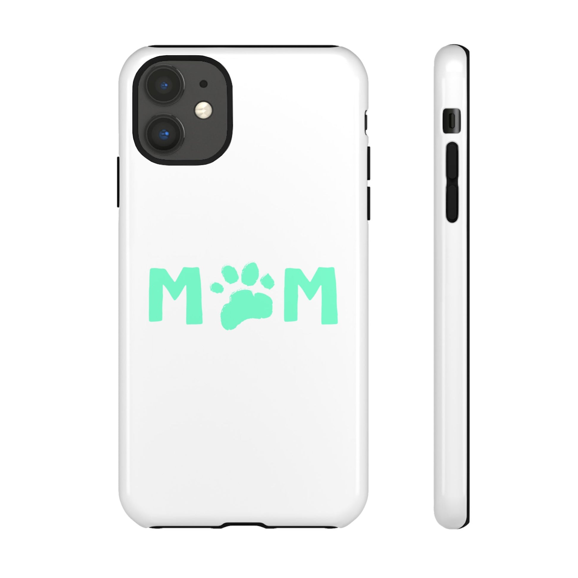 Personalized Tough Phone Cases for Moms, Pet Lover Gifts, Cute Phone Accessories, Customizable Pet Paw Designs, Mother's Day Gift