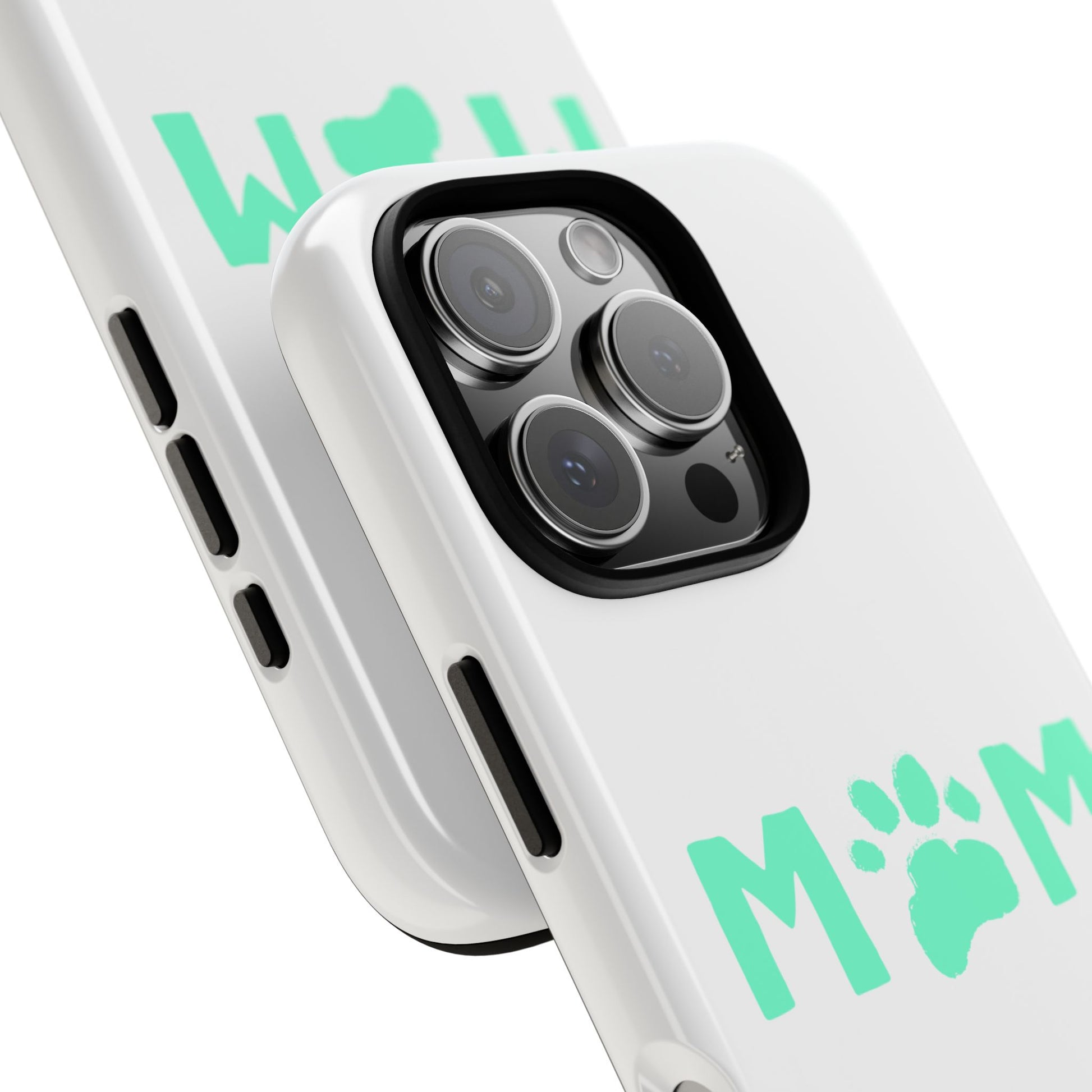 Personalized Tough Phone Cases for Moms, Pet Lover Gifts, Cute Phone Accessories, Customizable Pet Paw Designs, Mother's Day Gift