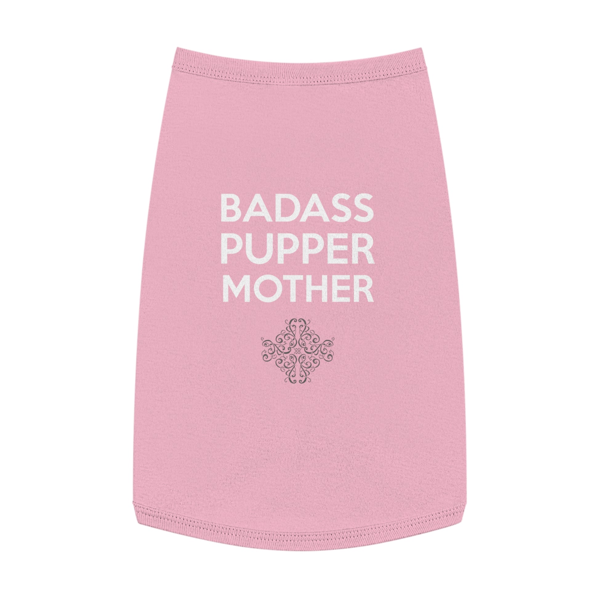 Badass Puppers Pet Tank Top - Stylish Canine Tee for Dog Lovers, Perfect for Celebrations, Gifts, and Everyday Wear