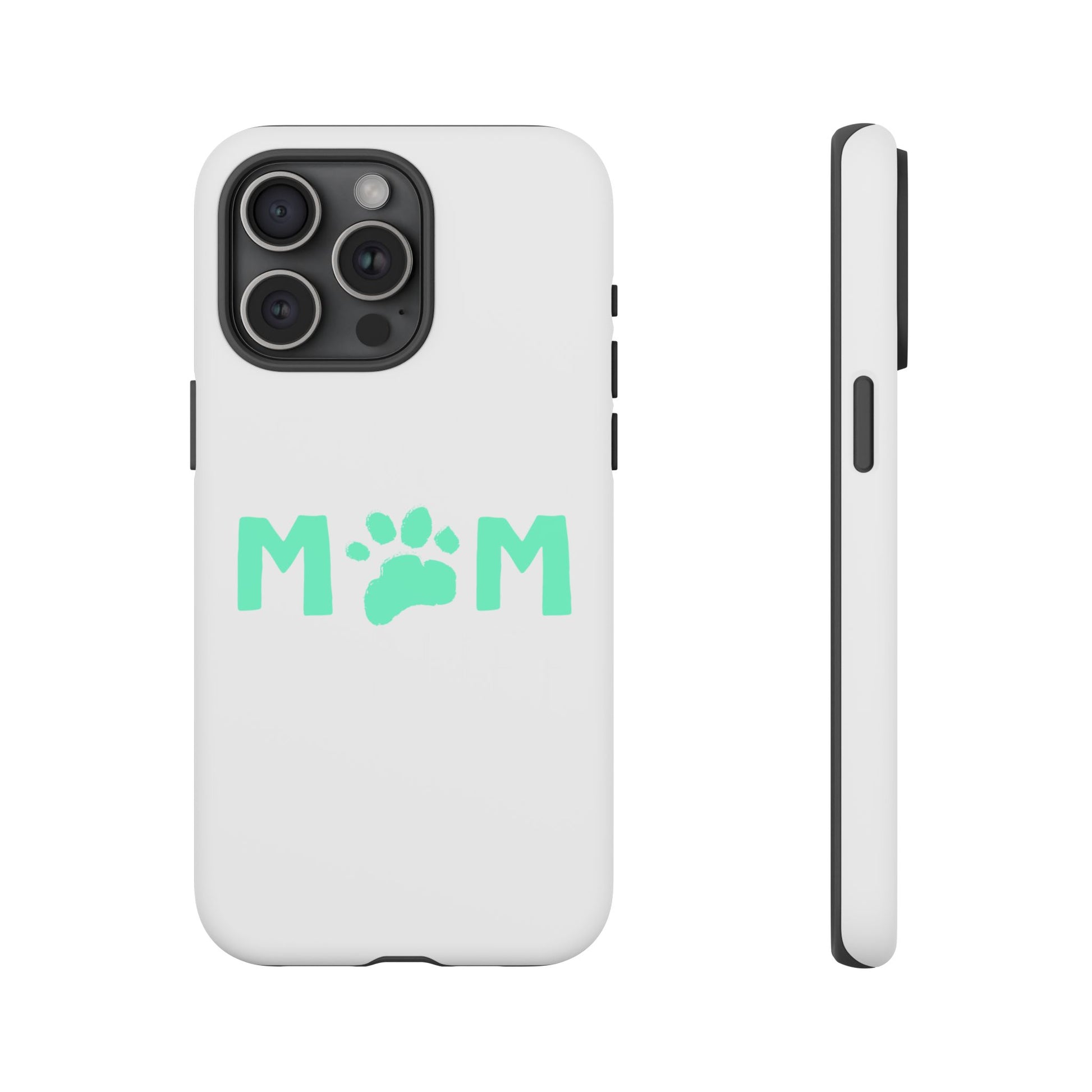 Personalized Tough Phone Cases for Moms, Pet Lover Gifts, Cute Phone Accessories, Customizable Pet Paw Designs, Mother's Day Gift