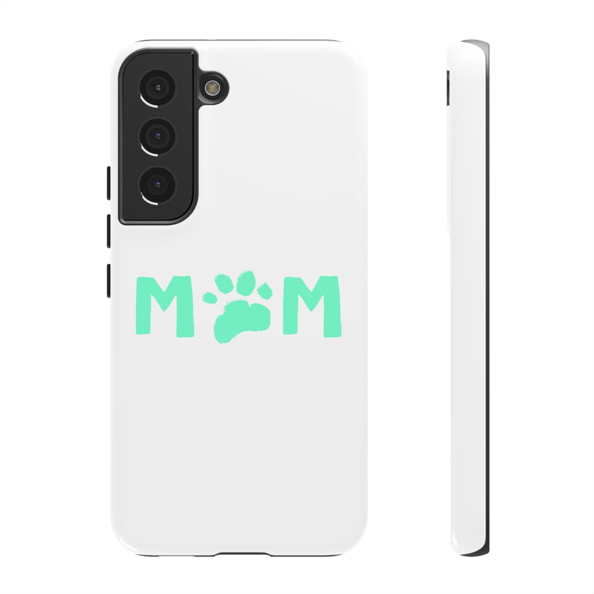 Personalized Tough Phone Cases for Moms, Pet Lover Gifts, Cute Phone Accessories, Customizable Pet Paw Designs, Mother's Day Gift