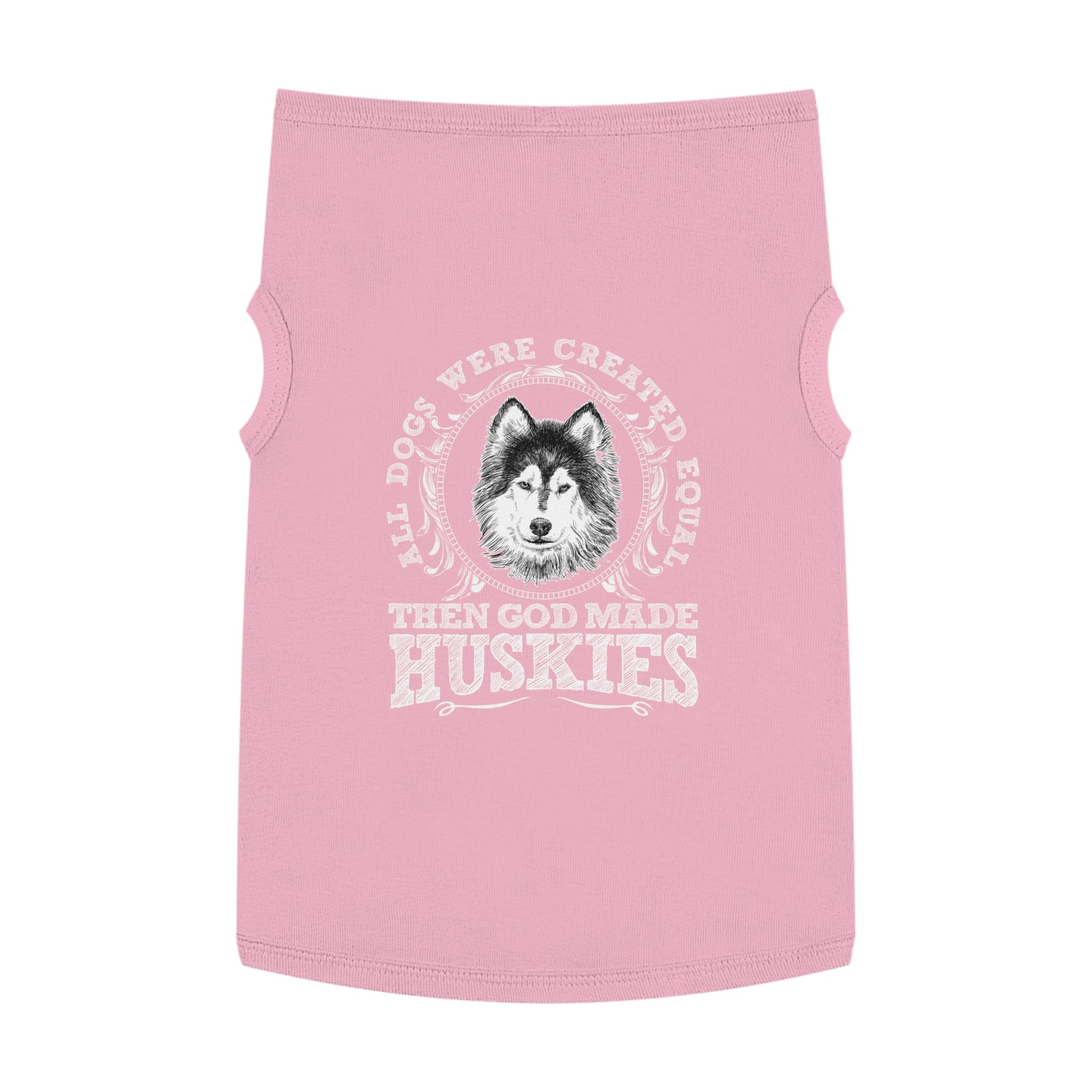 Husky Love Pet Tank Top, Funny Dog Apparel, Pet Clothing, Gifts for Dog Lovers, Pet Accessories, Summer Dog Shirt