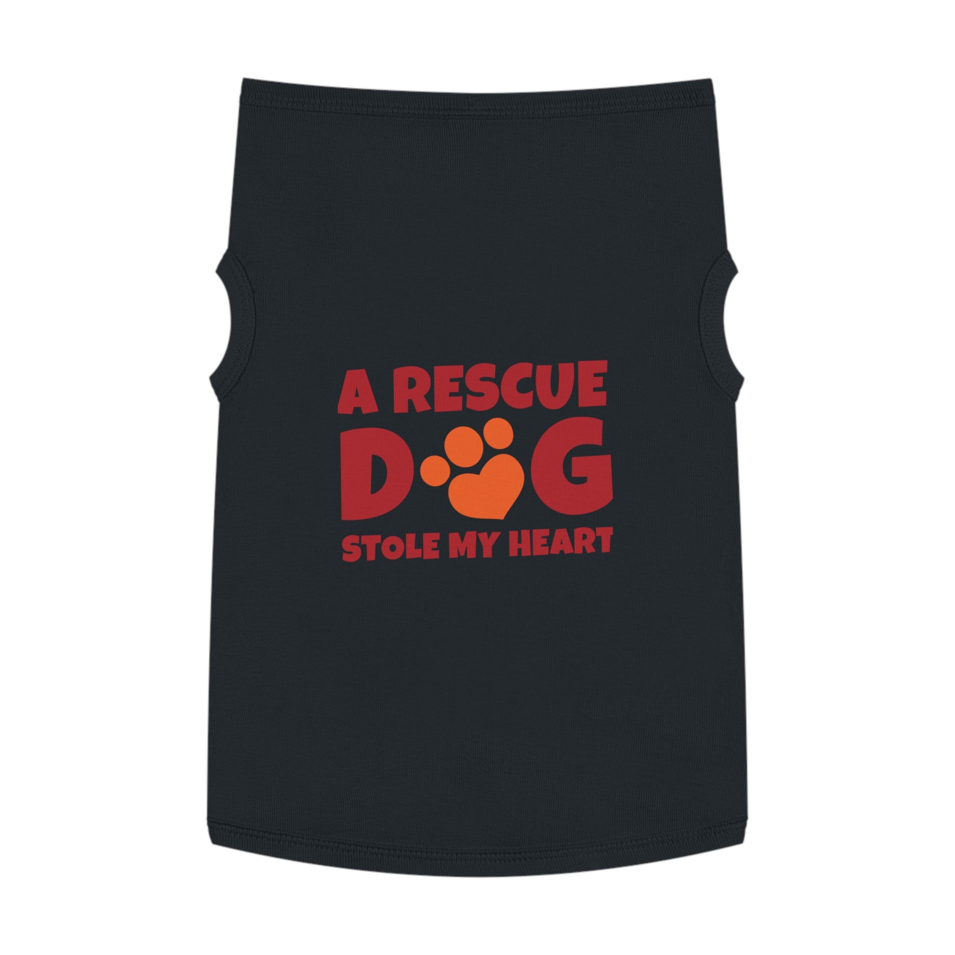 Adorable Rescue Dog Tank Top for Pets, Cute Pet Apparel, Dog Lover Gift, Pet Fashion, Animal Rescue Support