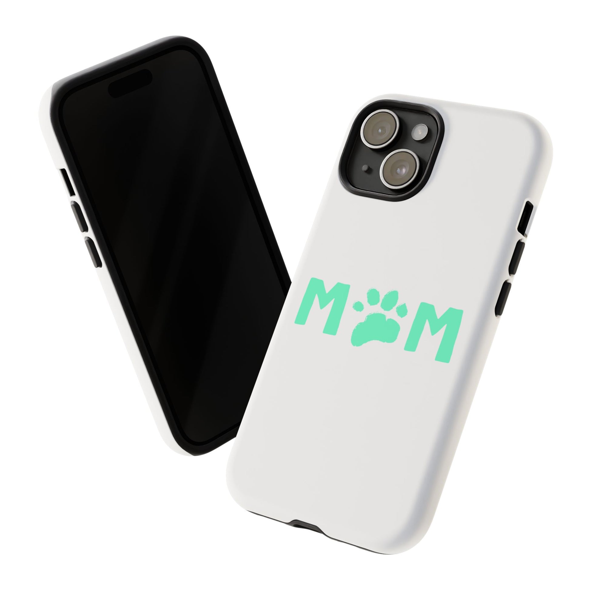 Personalized Tough Phone Cases for Moms, Pet Lover Gifts, Cute Phone Accessories, Customizable Pet Paw Designs, Mother's Day Gift