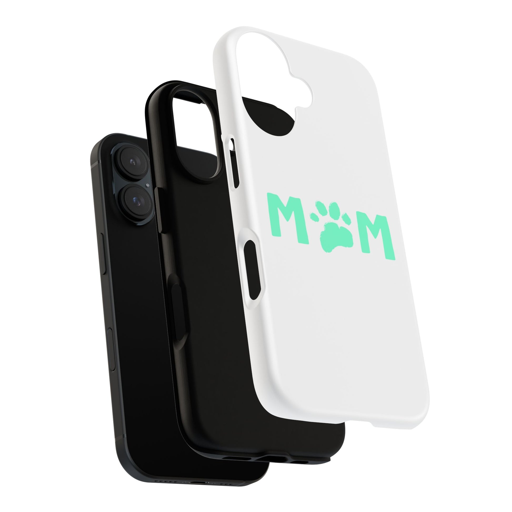 Personalized Tough Phone Cases for Moms, Pet Lover Gifts, Cute Phone Accessories, Customizable Pet Paw Designs, Mother's Day Gift