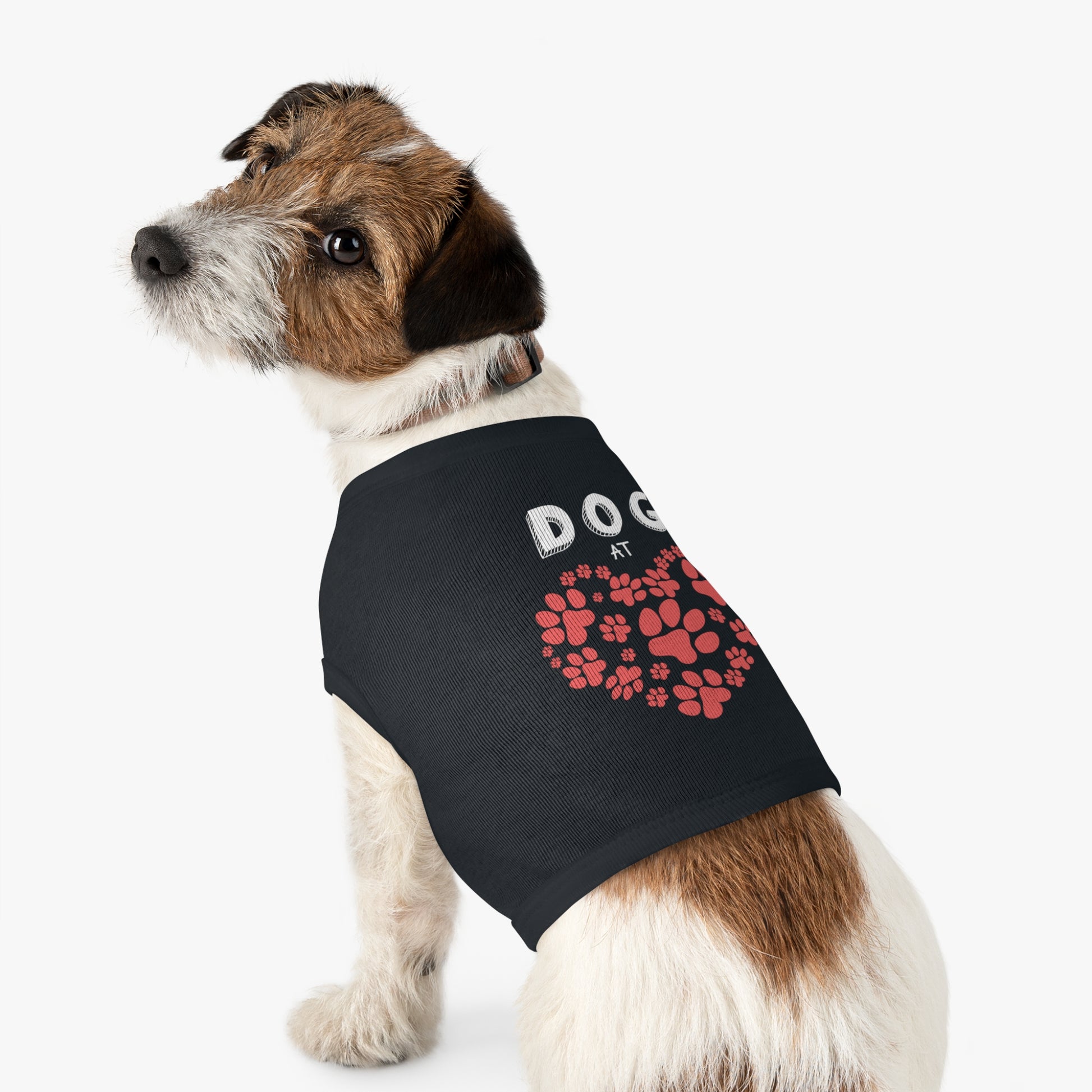 Heart Paw Pet Tank Top | Dog Lover Gift, Pet Apparel, Cute Dog Clothes, Summer Pet Fashion, Adorable Pet Outfit