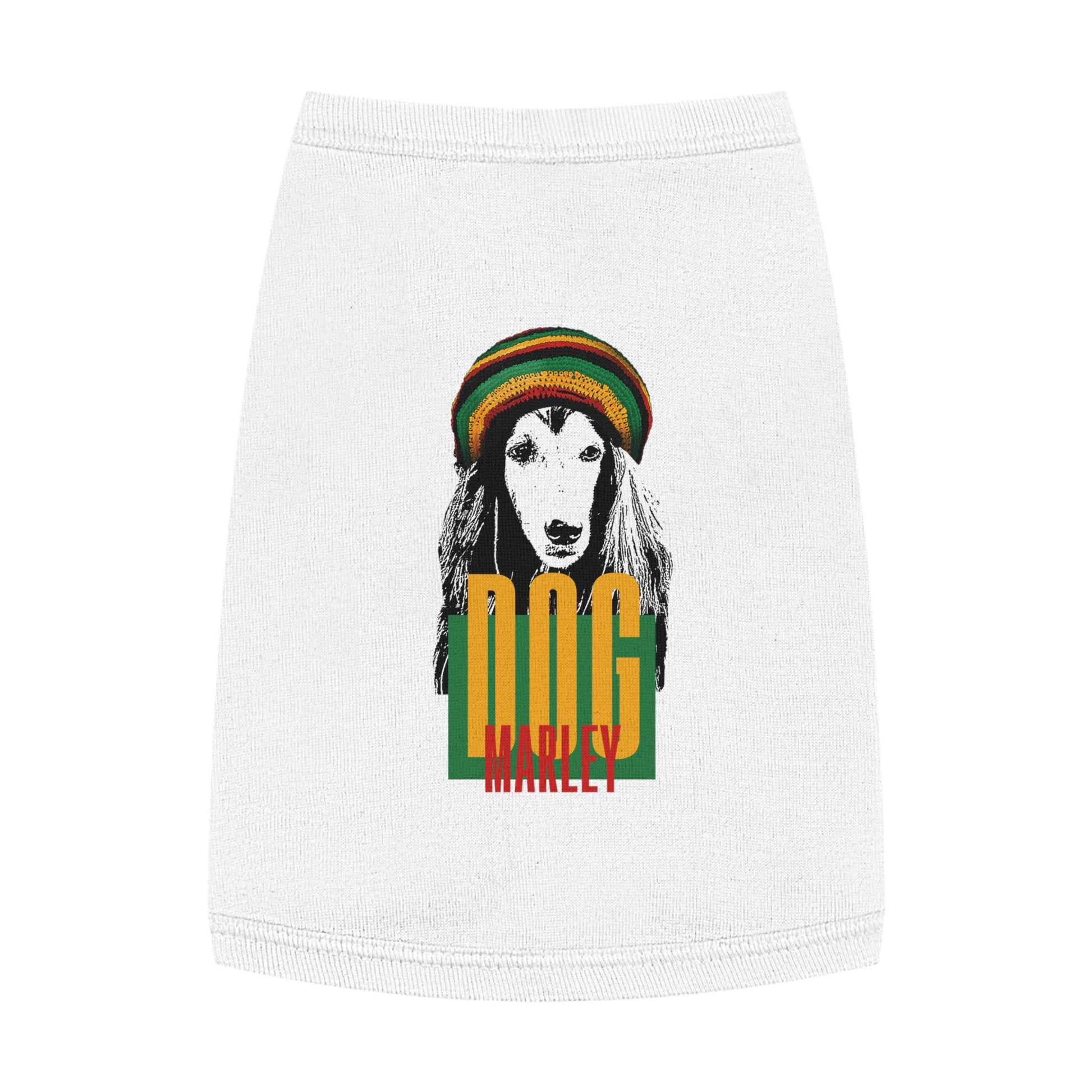 Rasta Dog Tank Top - Stylish Pet Apparel for Dog Lovers, Summer Wear, Uniquely Fun Gift, Festival Ready, Marley Inspired