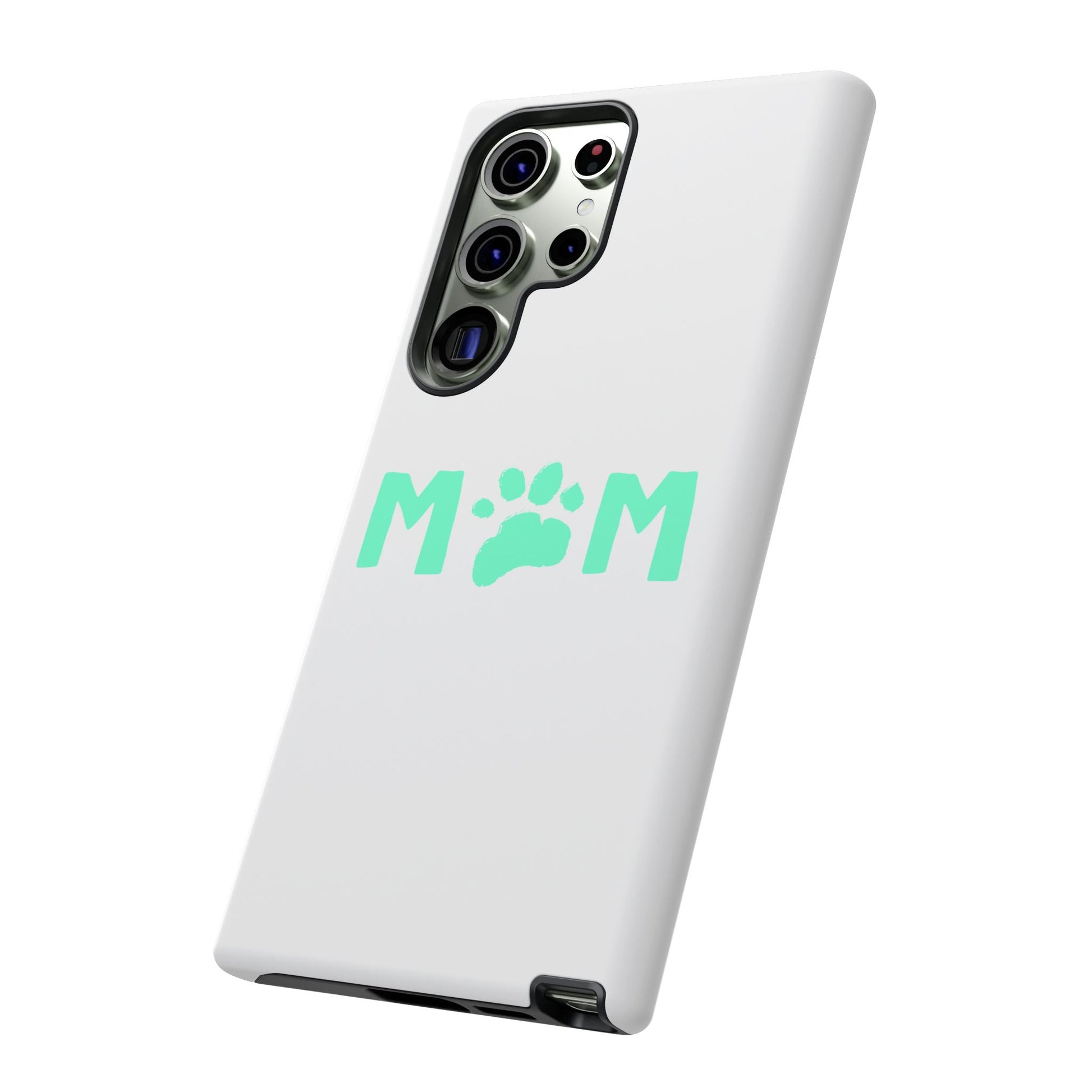 Personalized Tough Phone Cases for Moms, Pet Lover Gifts, Cute Phone Accessories, Customizable Pet Paw Designs, Mother's Day Gift