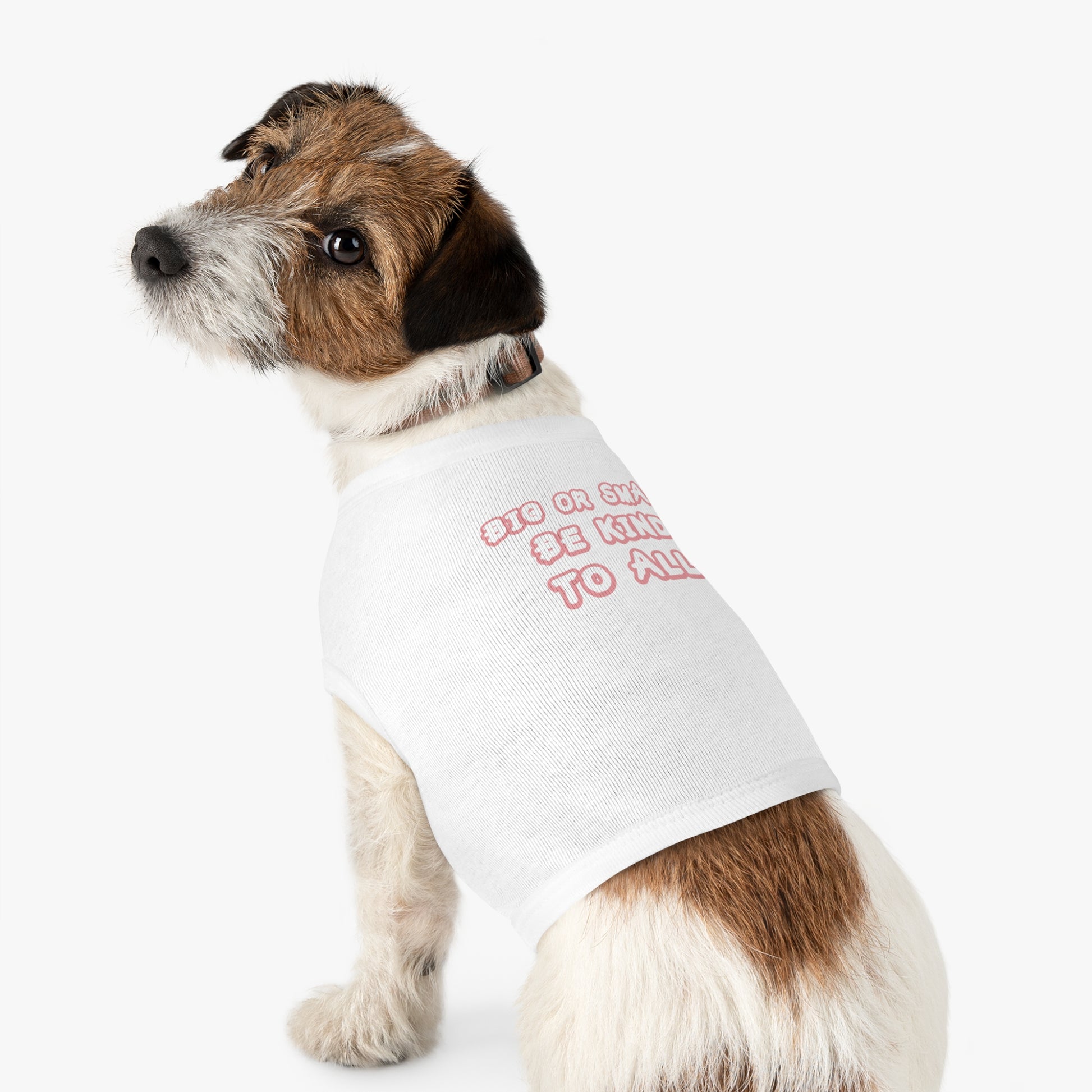 Cute Pet Tank Top, Dog Lover Gift, Be Kind to All, Summer Pet Apparel, Sassy Canine Outfit