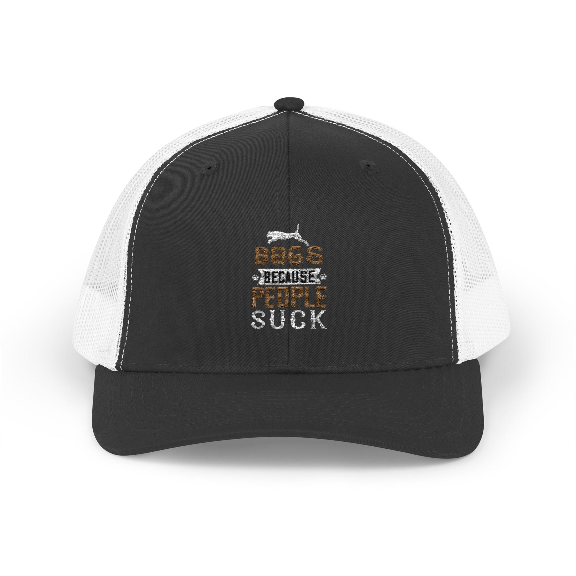Dogs Because People Suck Snapback Trucker Cap