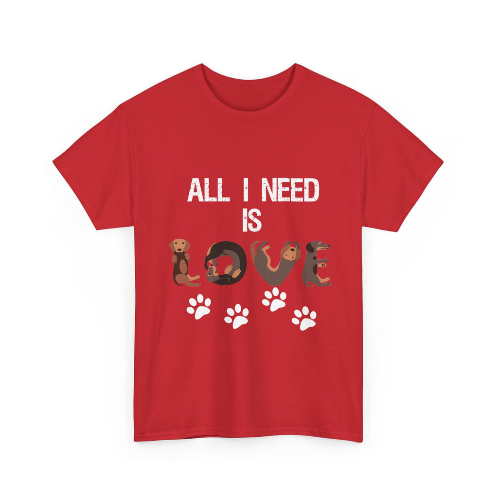 Cute Pet Lover T-Shirt, Love Graphic Tee, Dog Mom Gift, Animal Lover Shirt, Perfect for Casual Wear, Gifts for Pet Owners