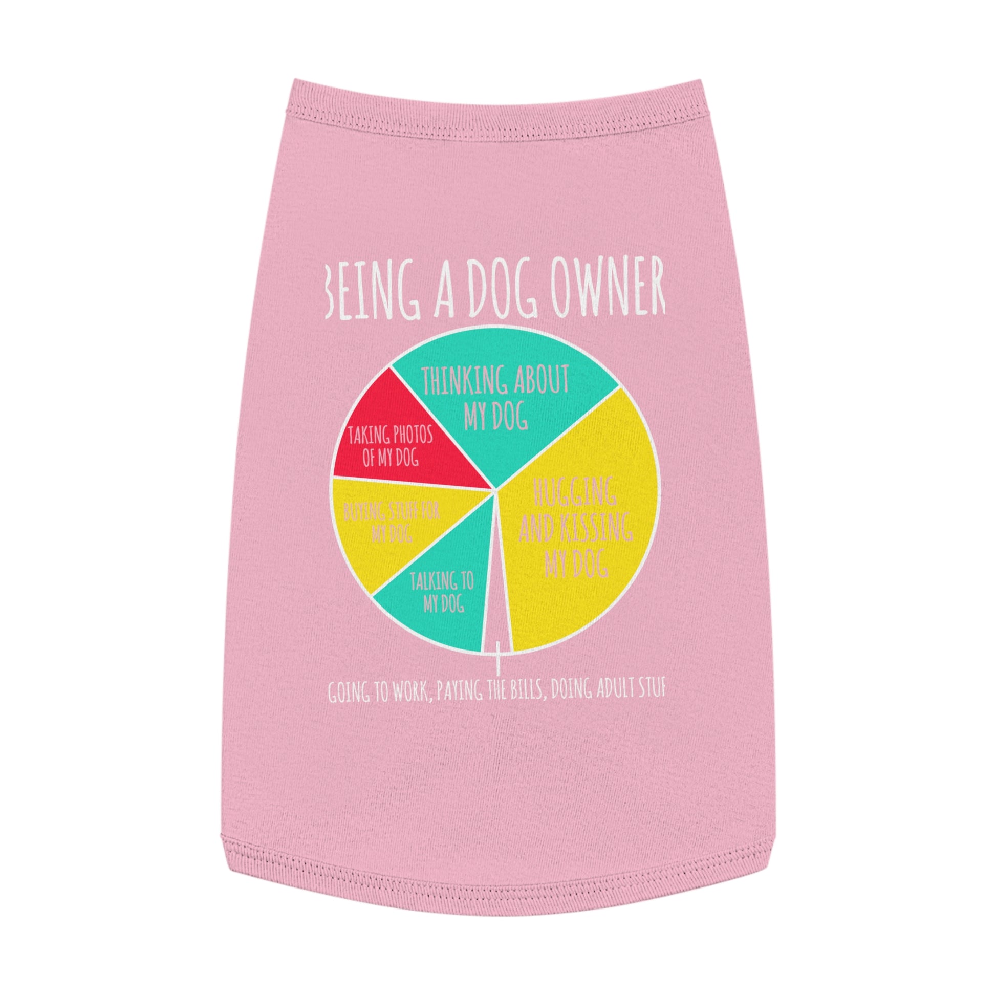 Humorous Dog Owner Pet Tank Top, Funny Pet Apparel for Dog Lovers, Cute Dog Gifts, Pet Clothing for All Occasions