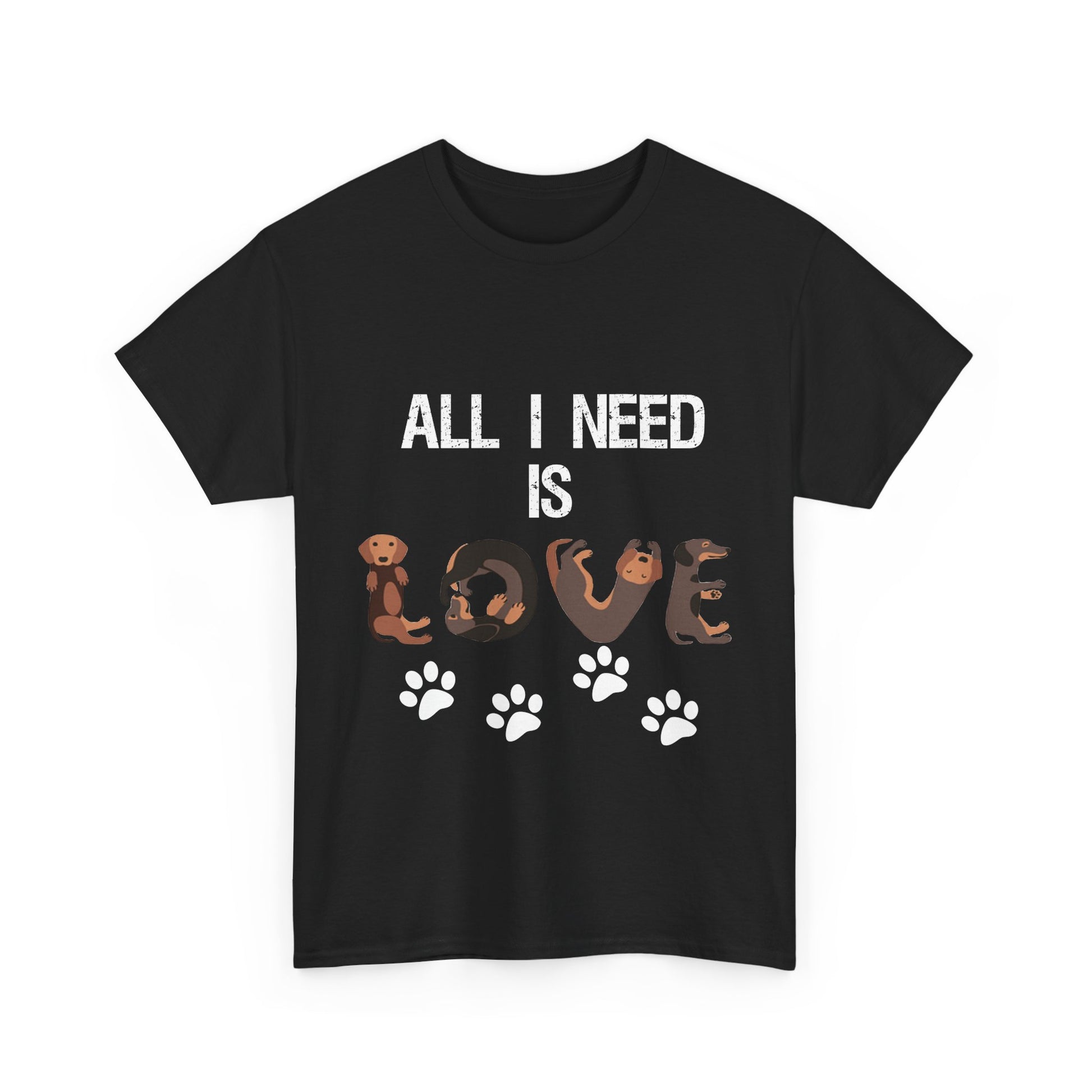 Cute Pet Lover T-Shirt, Love Graphic Tee, Dog Mom Gift, Animal Lover Shirt, Perfect for Casual Wear, Gifts for Pet Owners