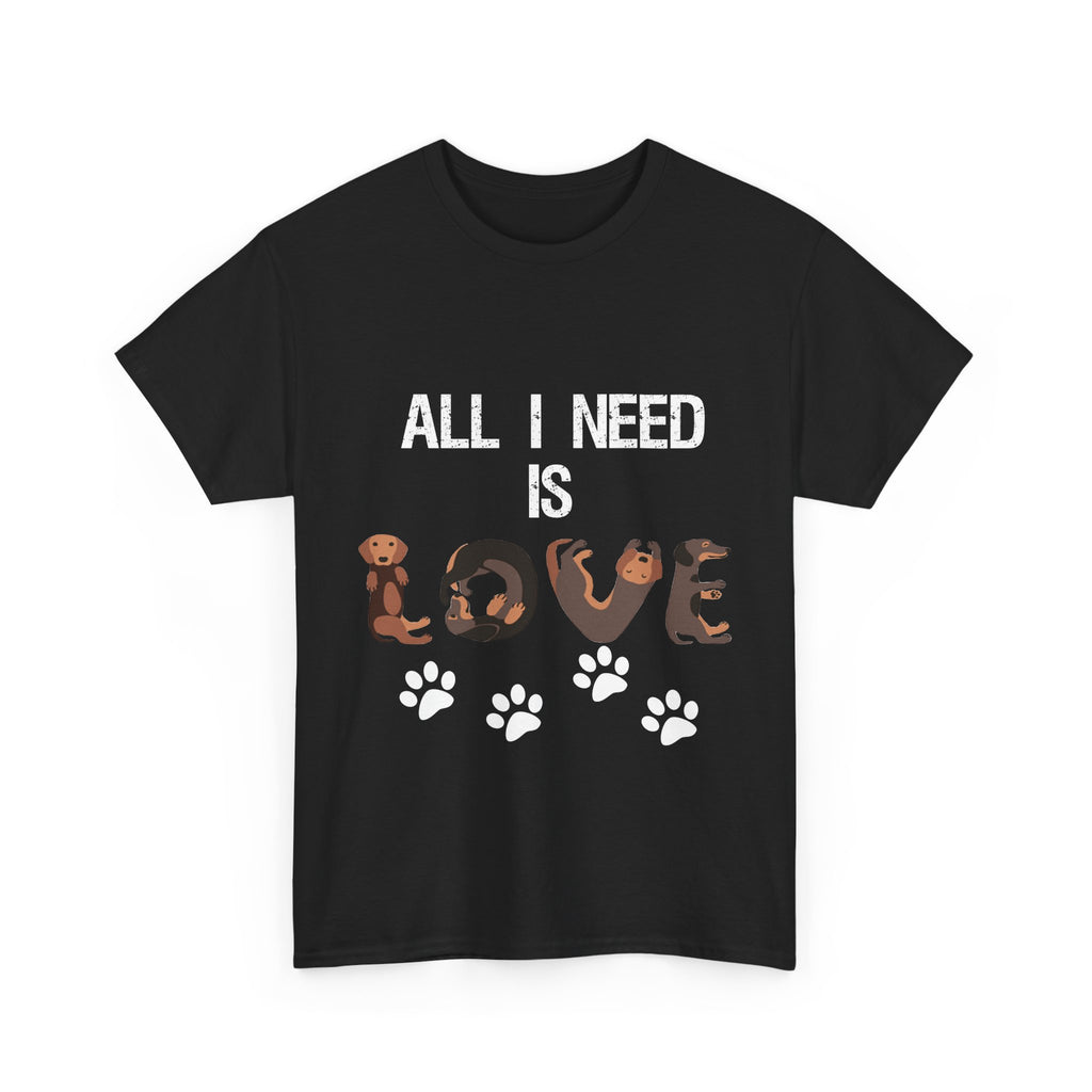Cute Pet Lover T-Shirt, Love Graphic Tee, Dog Mom Gift, Animal Lover Shirt, Perfect for Casual Wear, Gifts for Pet Owners