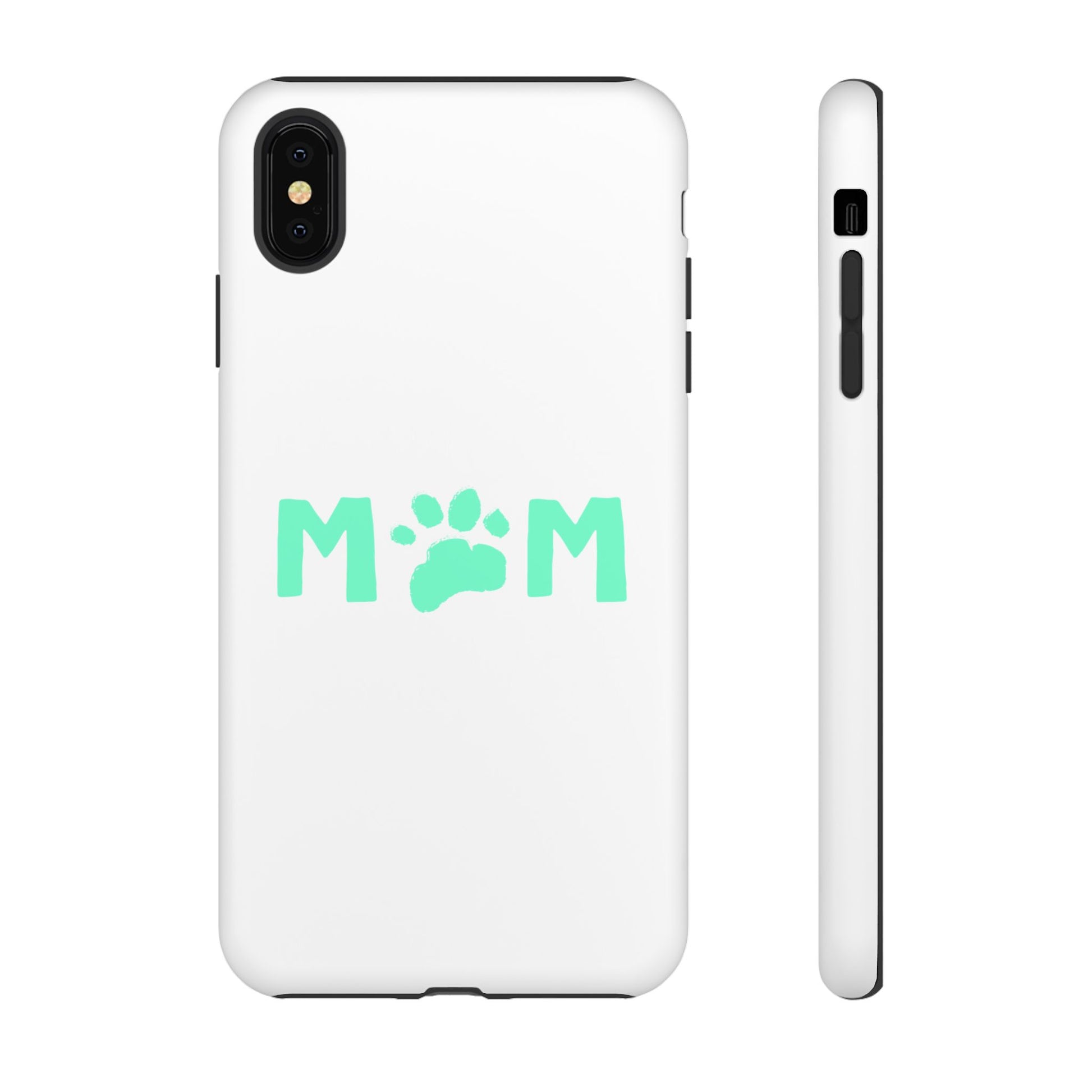 Personalized Tough Phone Cases for Moms, Pet Lover Gifts, Cute Phone Accessories, Customizable Pet Paw Designs, Mother's Day Gift