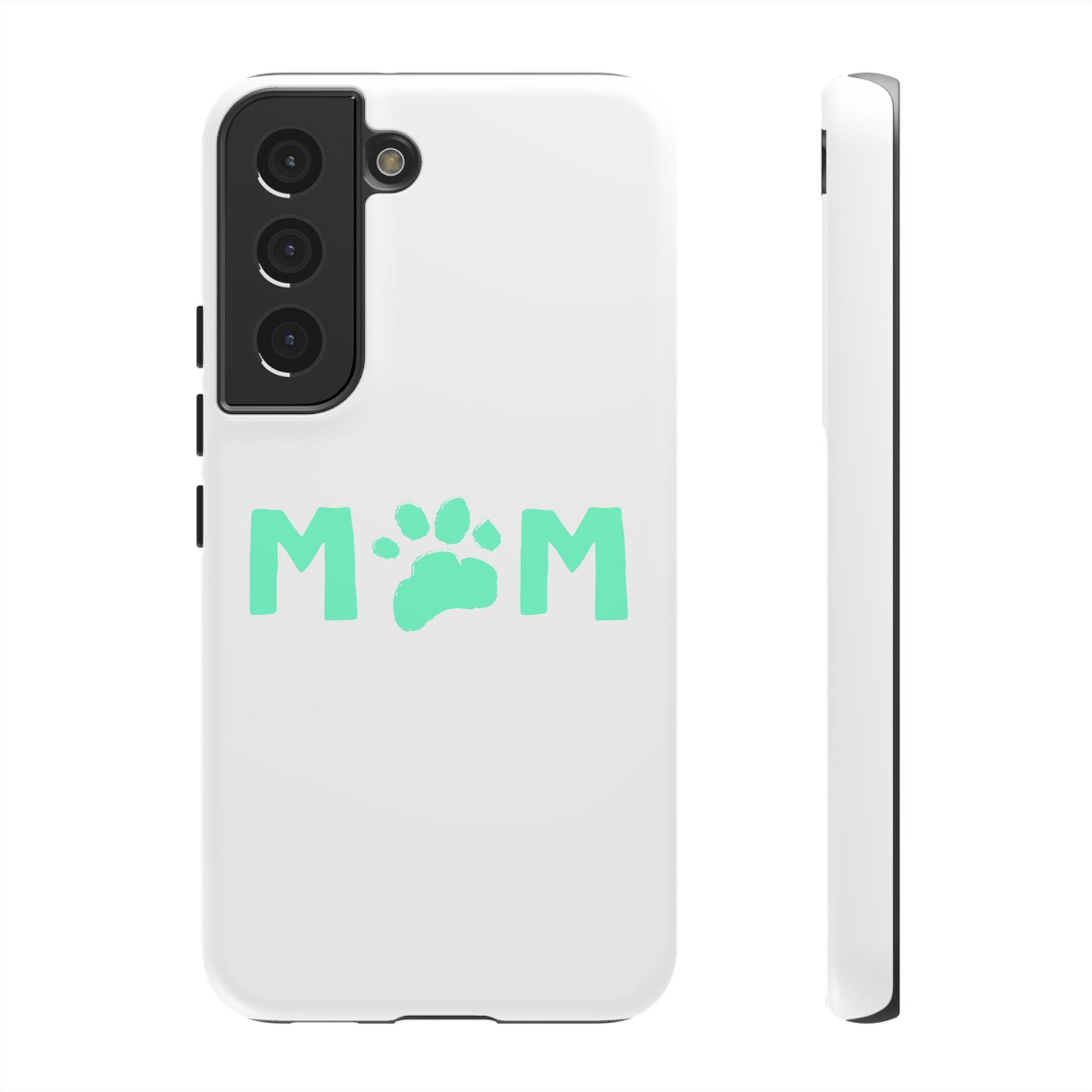Personalized Tough Phone Cases for Moms, Pet Lover Gifts, Cute Phone Accessories, Customizable Pet Paw Designs, Mother's Day Gift