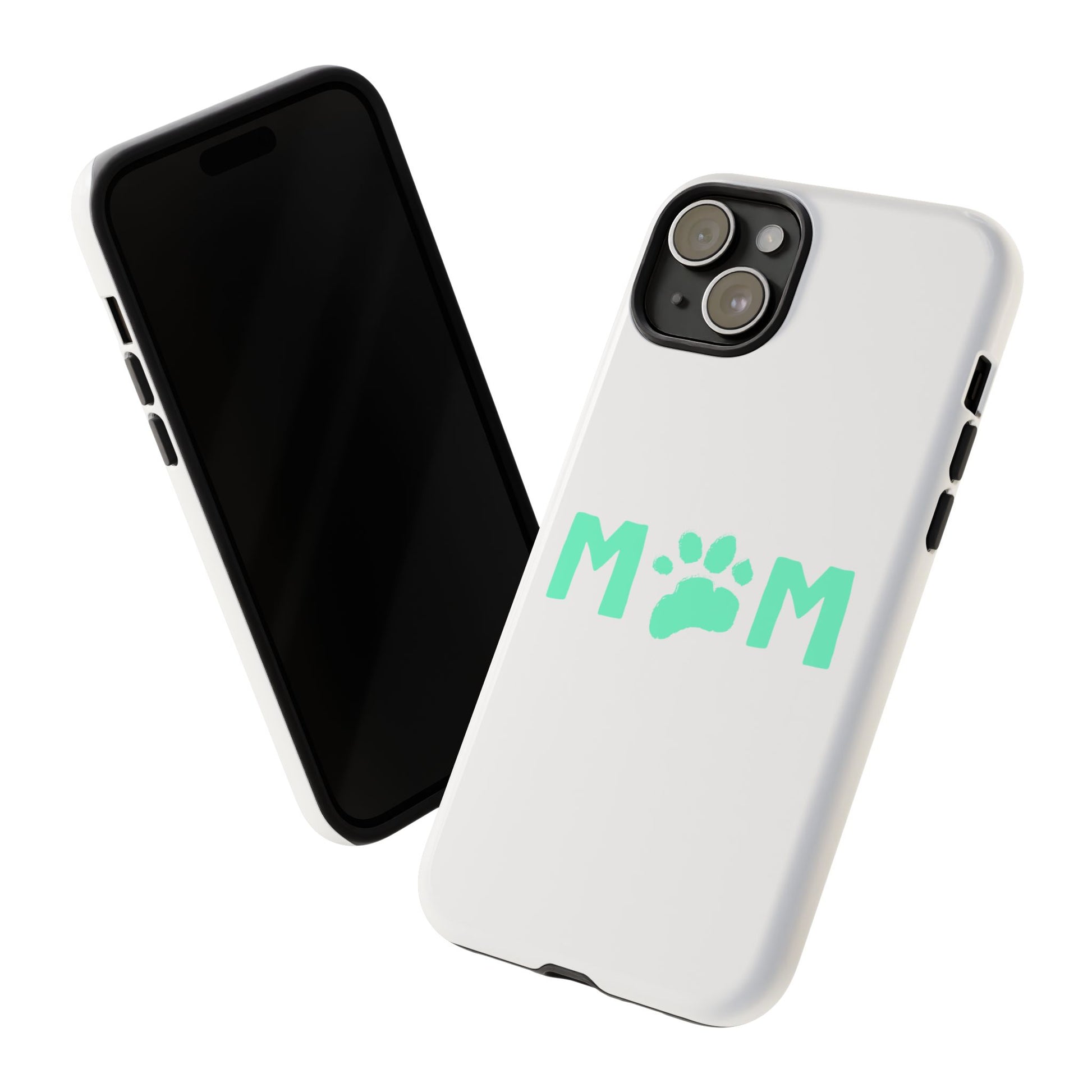 Personalized Tough Phone Cases for Moms, Pet Lover Gifts, Cute Phone Accessories, Customizable Pet Paw Designs, Mother's Day Gift