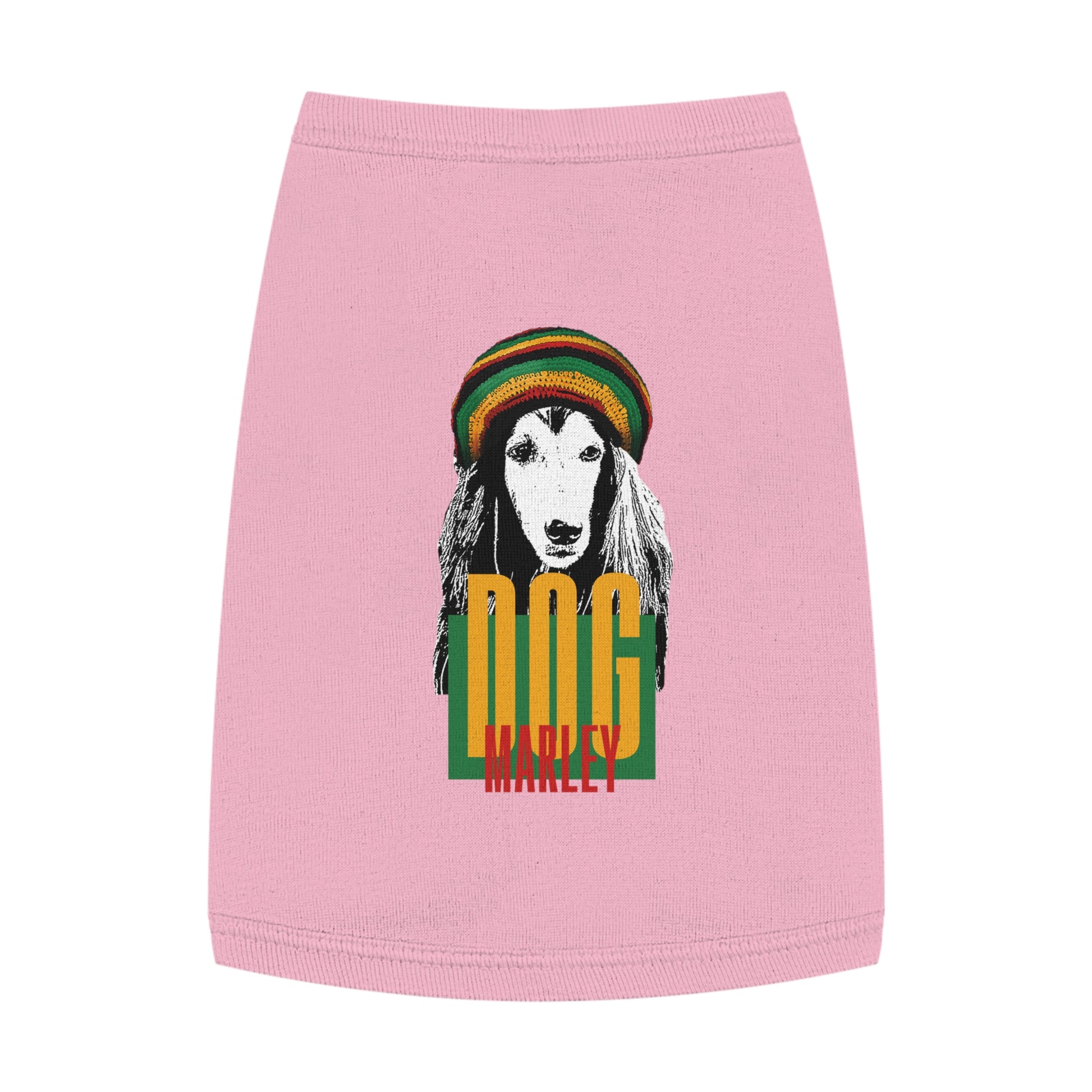 Rasta Dog Tank Top - Stylish Pet Apparel for Dog Lovers, Summer Wear, Uniquely Fun Gift, Festival Ready, Marley Inspired