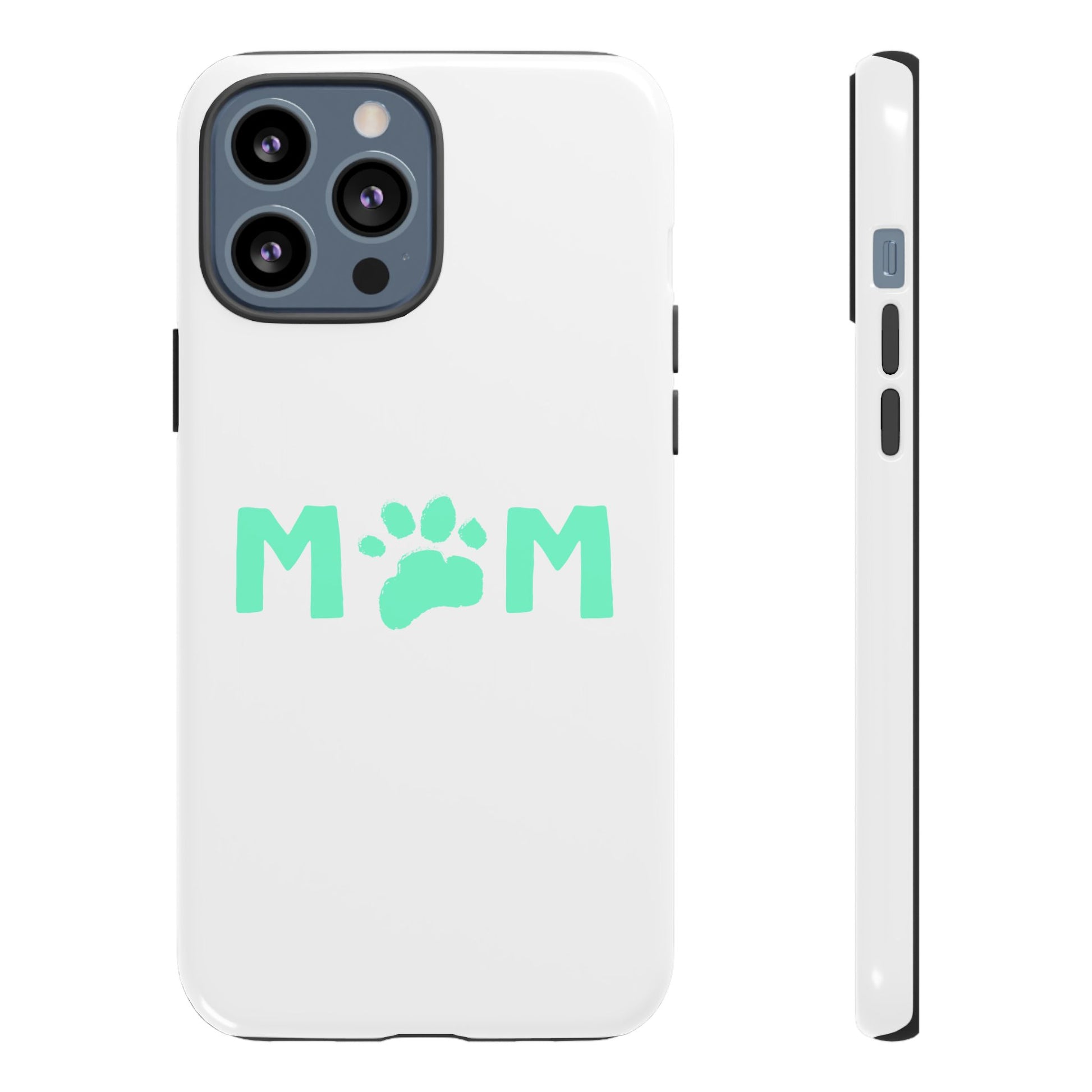 Personalized Tough Phone Cases for Moms, Pet Lover Gifts, Cute Phone Accessories, Customizable Pet Paw Designs, Mother's Day Gift