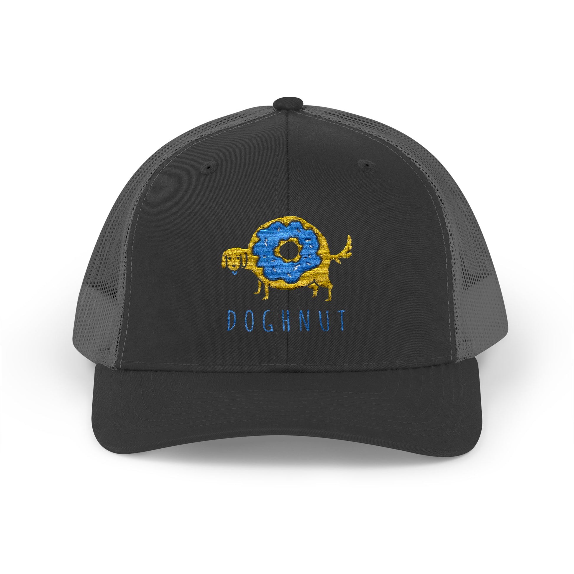 Dog-Inspired Trucker Cap - Fun Dognut Design